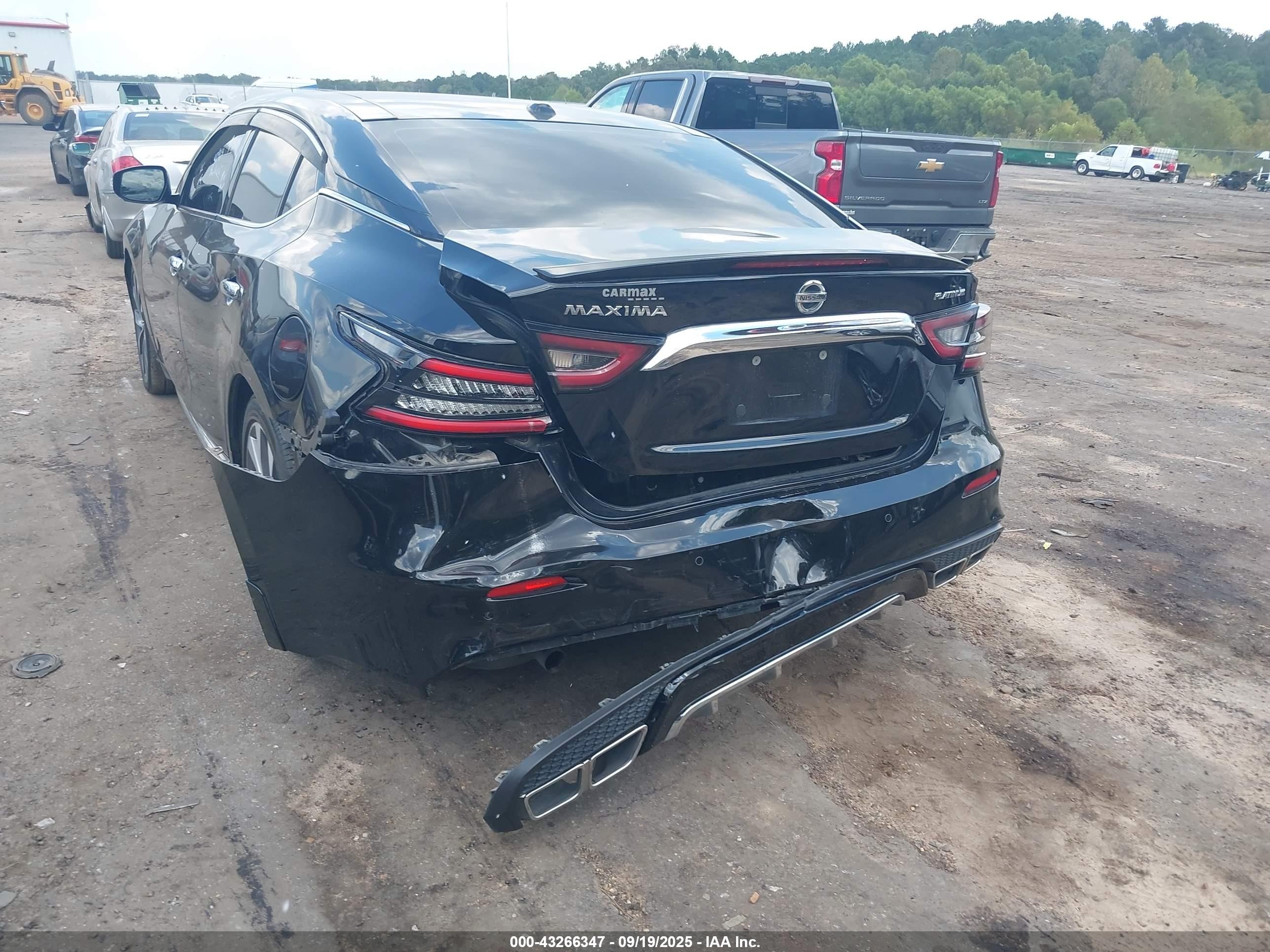 2021 Nissan Maxima Platinum Xtronic Cvt Black vin: 1N4AA6FV4MC516122