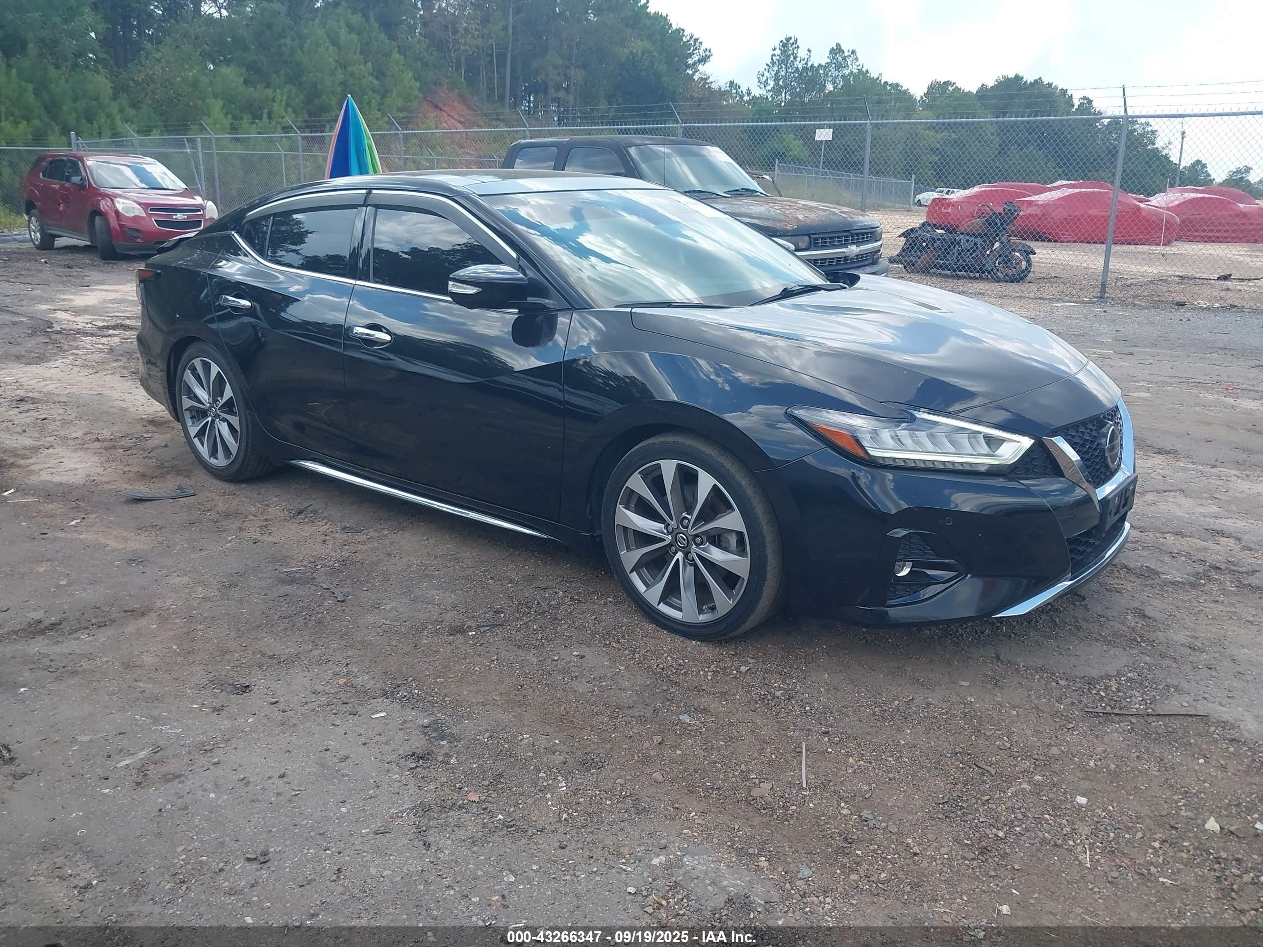 2021 Nissan Maxima Platinum Xtronic Cvt Black vin: 1N4AA6FV4MC516122