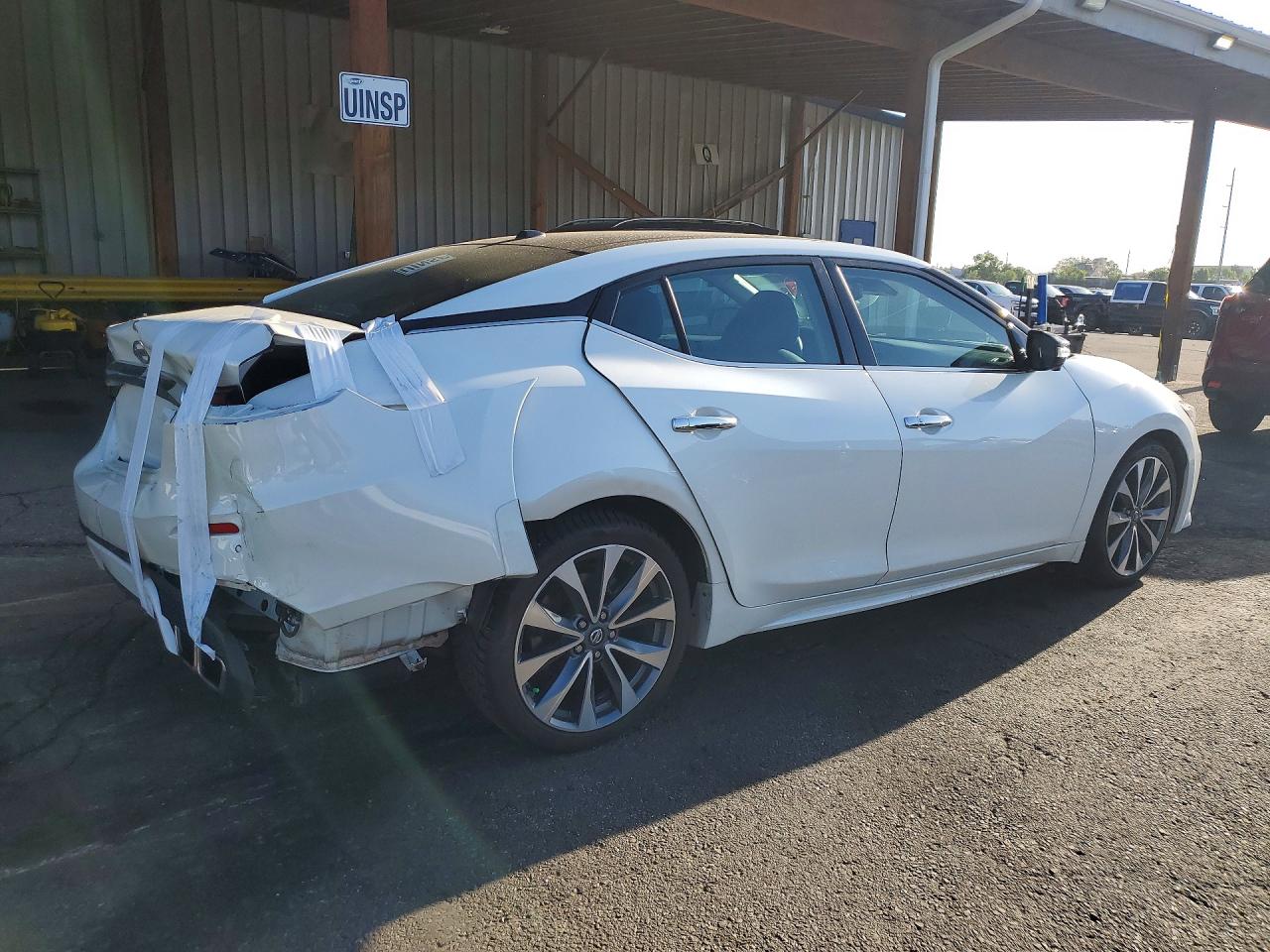 2020 Nissan Maxima Platinum White vin: 1N4AA6FV9LC367141