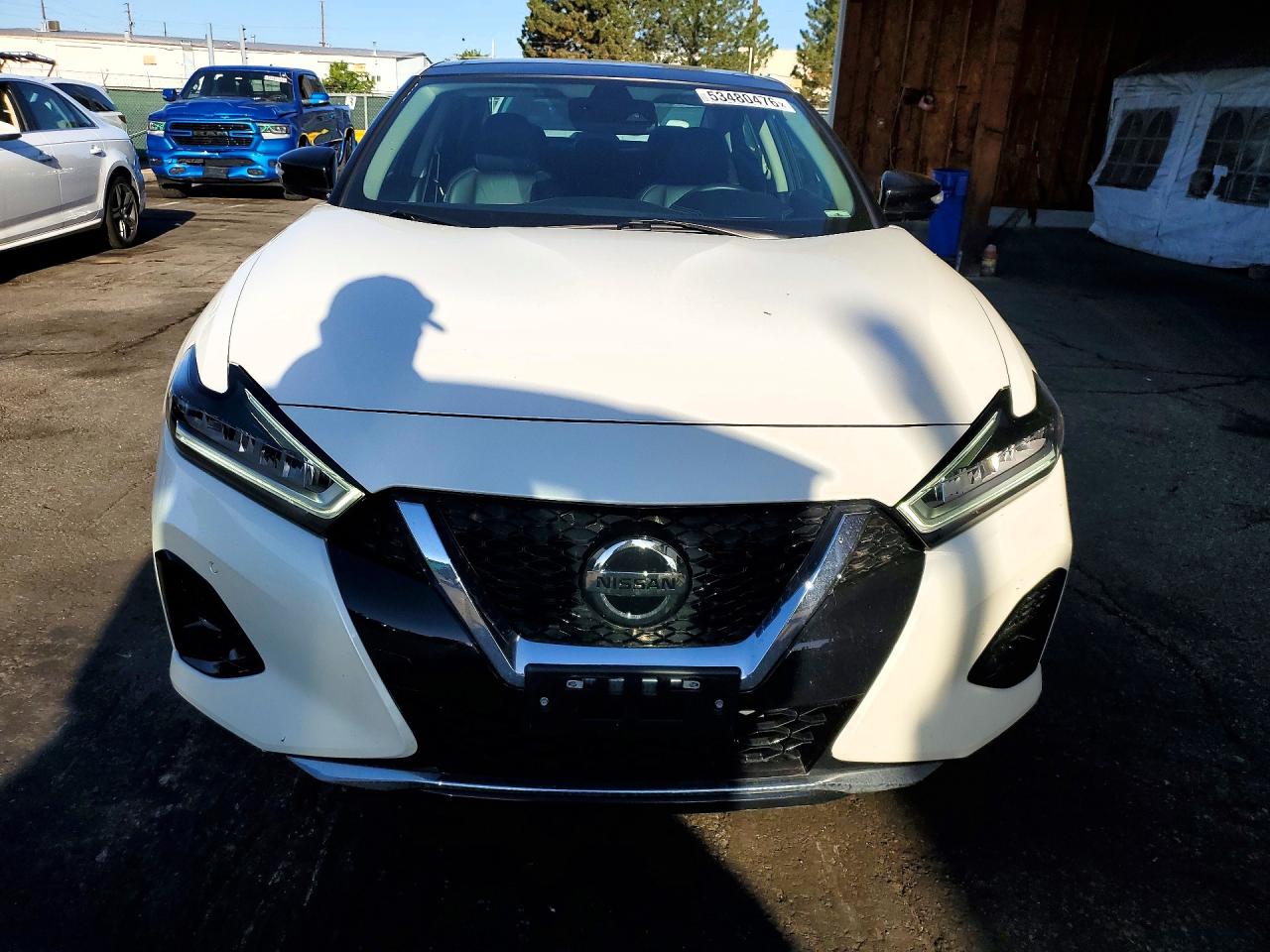 2020 Nissan Maxima Platinum White vin: 1N4AA6FV9LC367141