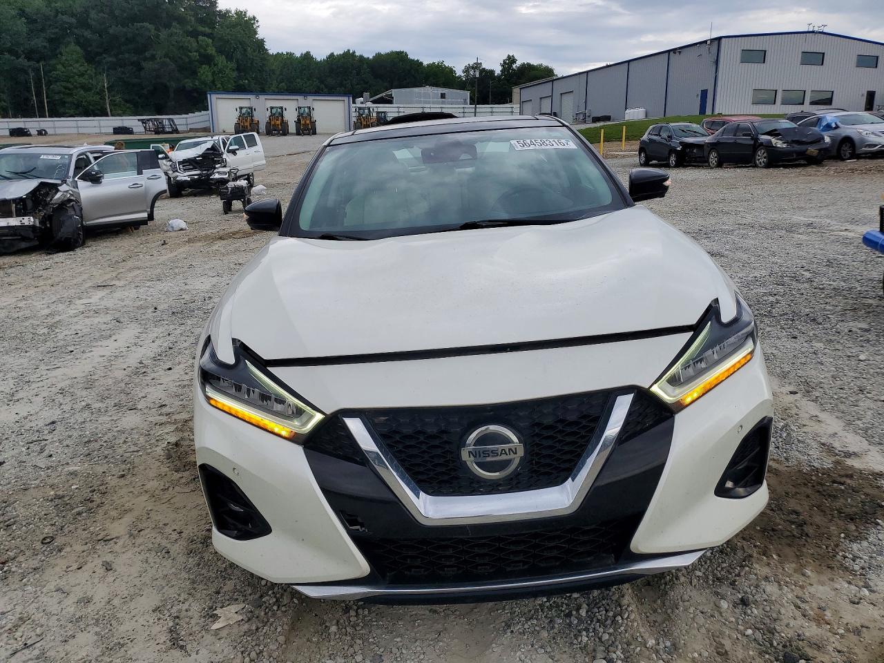2021 Nissan Maxima Platinum Серебряный vin: 1N4AA6FV9MC504712