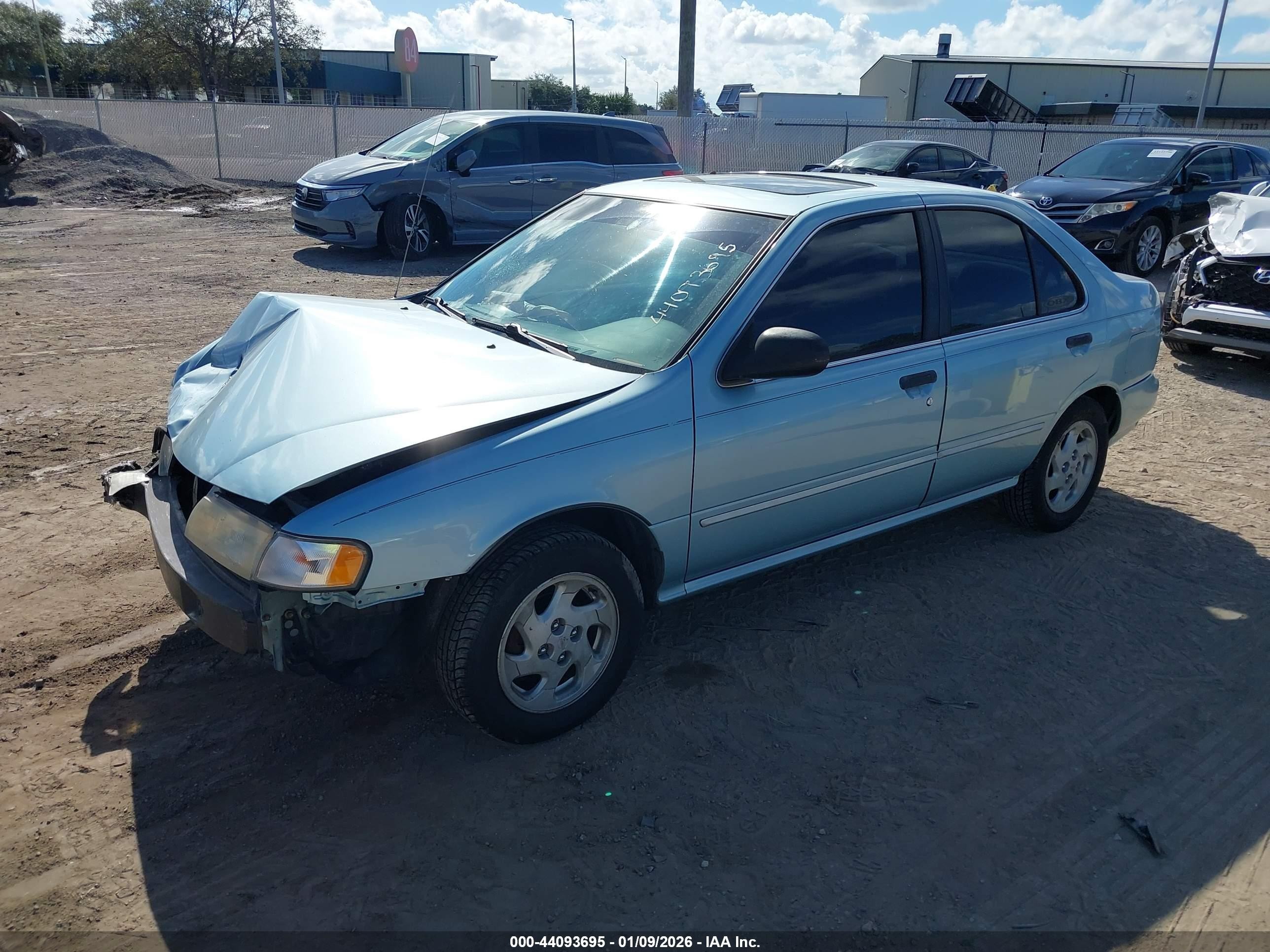 1995 Nissan Sentra Xe/gxe/gle Light Blue vin: 1N4AB41D0SC757141