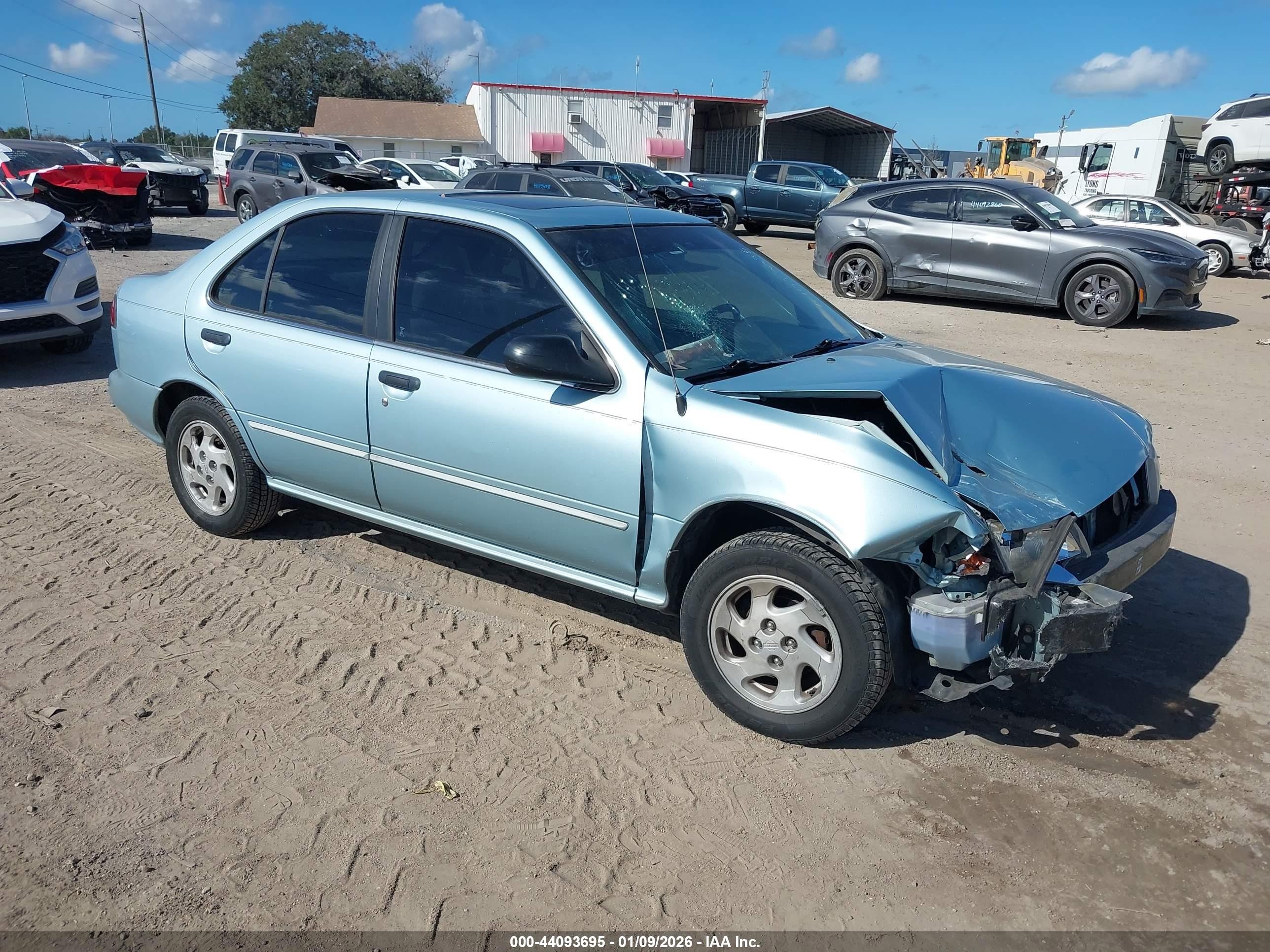1995 Nissan Sentra Xe/gxe/gle Light Blue vin: 1N4AB41D0SC757141