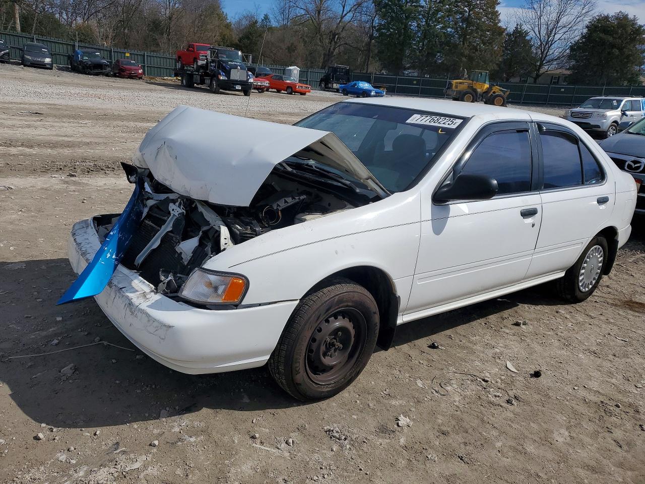1996 Nissan Sentra E Белый vin: 1N4AB41D0TC744732
