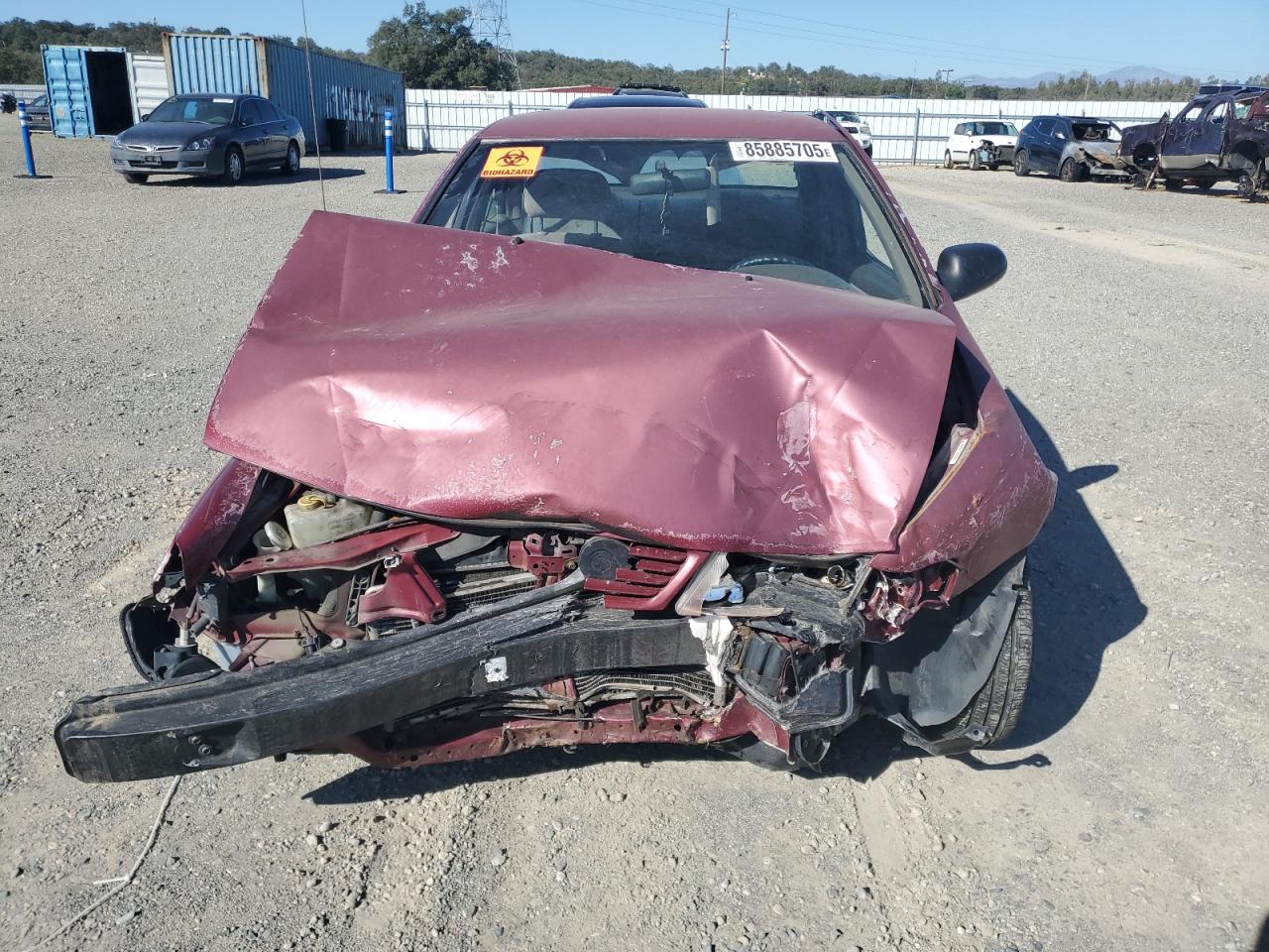 1997 Nissan Sentra Base Maroon vin: 1N4AB41D0VC751439