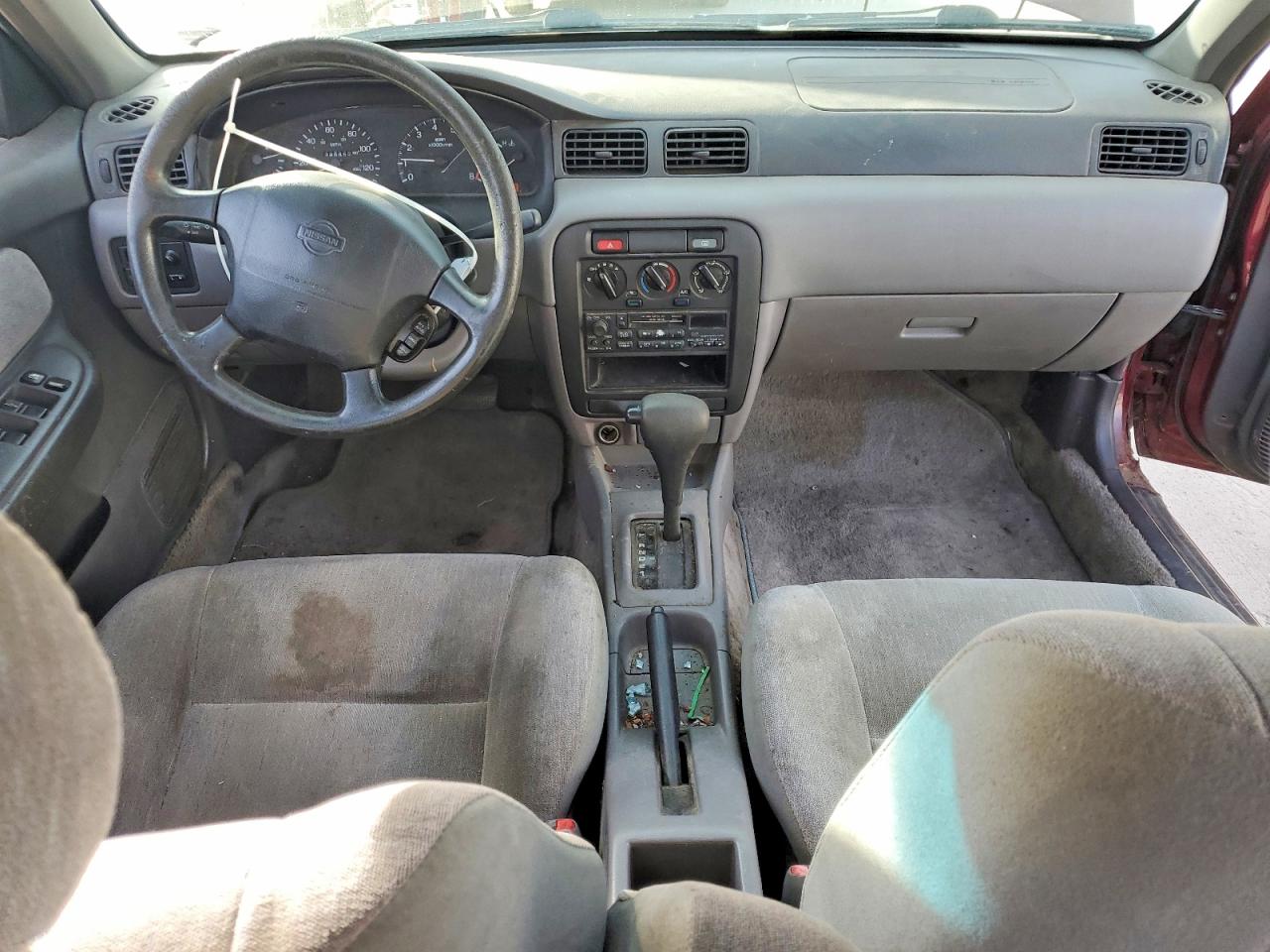 1997 Nissan Sentra Base Burgundy vin: 1N4AB41D0VC757497