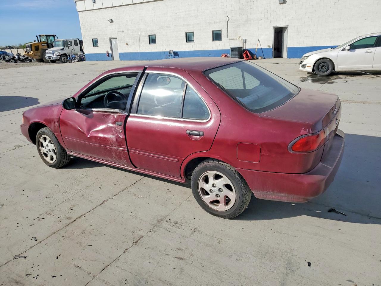 1997 Nissan Sentra Base Burgundy vin: 1N4AB41D0VC757497