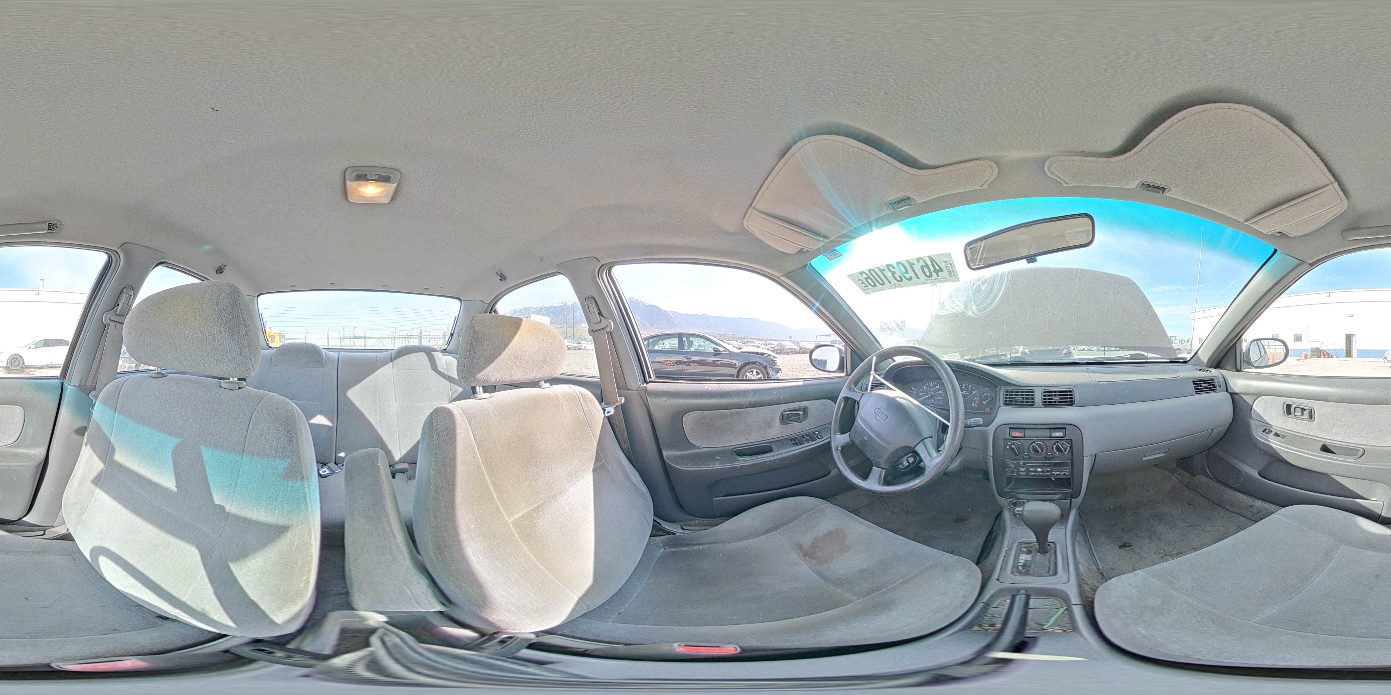 1997 Nissan Sentra Base Burgundy vin: 1N4AB41D0VC757497