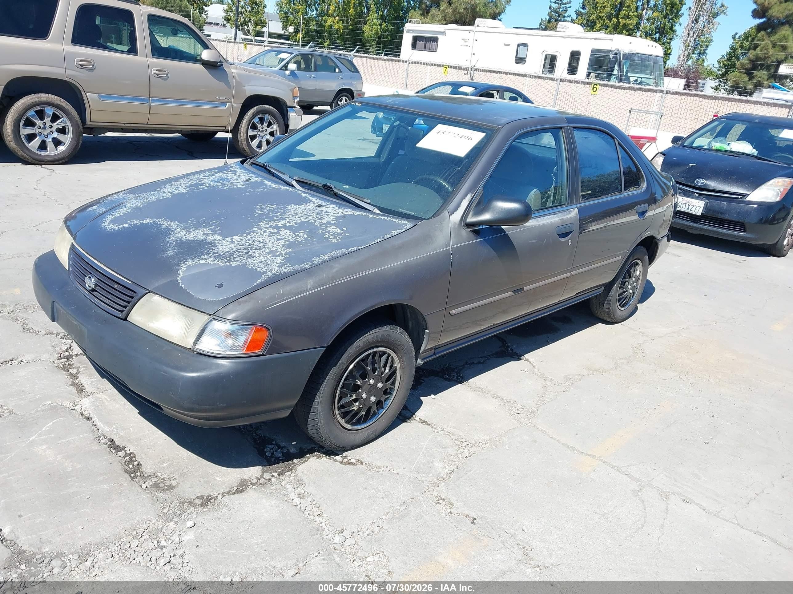 1997 Nissan Sentra Gle/gxe/xe Gray vin: 1N4AB41D0VC774896