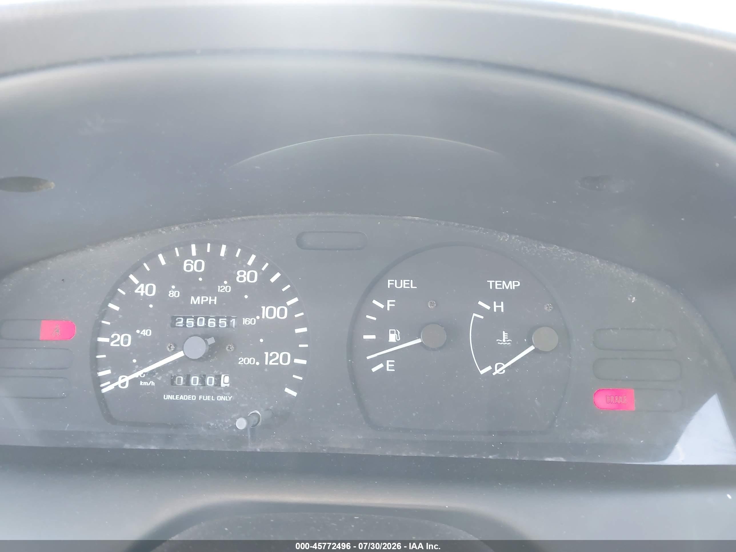 1997 Nissan Sentra Gle/gxe/xe Gray vin: 1N4AB41D0VC774896