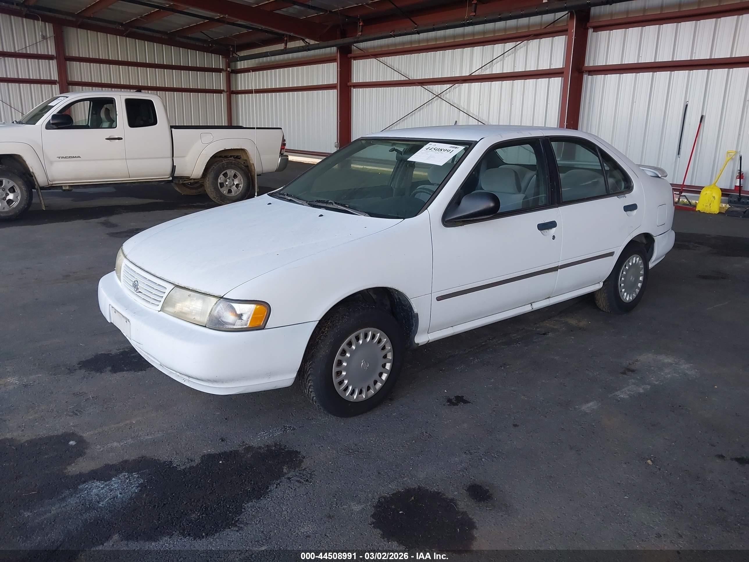 1997 Nissan Sentra Gle/gxe/xe White vin: 1N4AB41D0VC778978