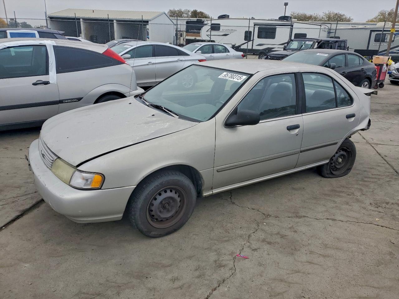 1995 Nissan Sentra Base Tan vin: 1N4AB41D1SC760369