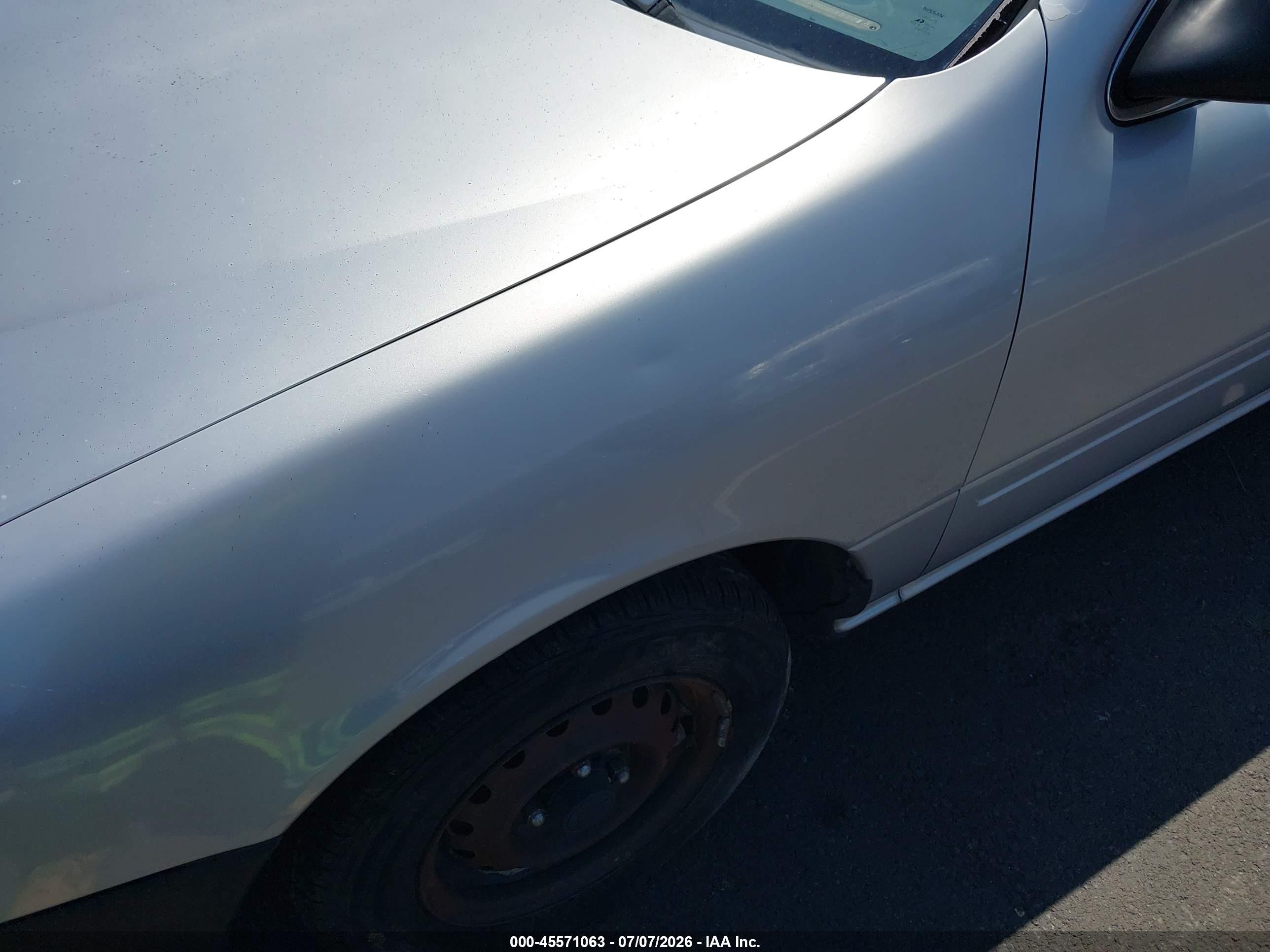 1998 Nissan Sentra Gle/gxe/xe Silver vin: 1N4AB41D1WC730309
