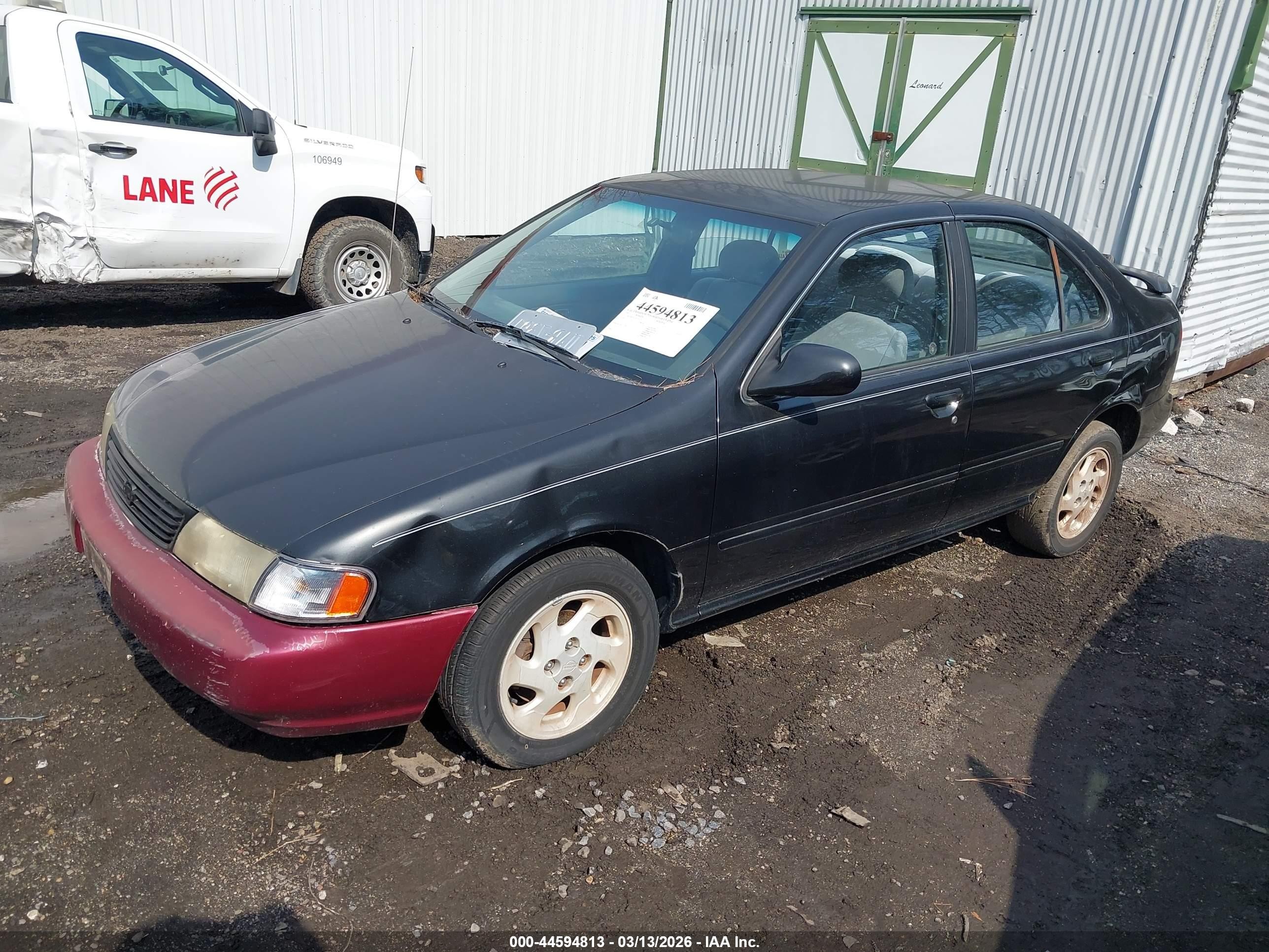 1997 Nissan Sentra Gle/gxe/xe Black vin: 1N4AB41D2VC719155