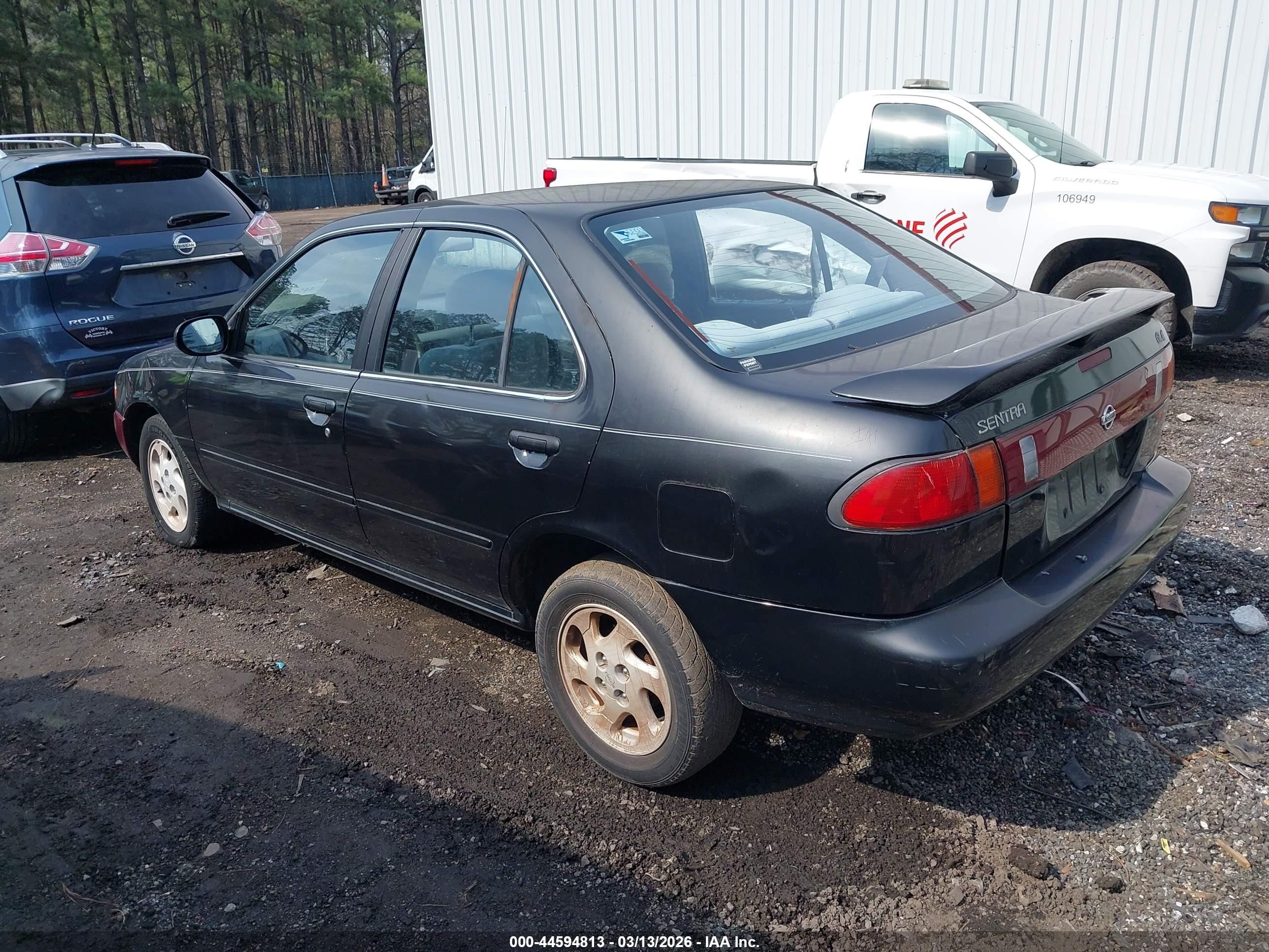 1997 Nissan Sentra Gle/gxe/xe Black vin: 1N4AB41D2VC719155