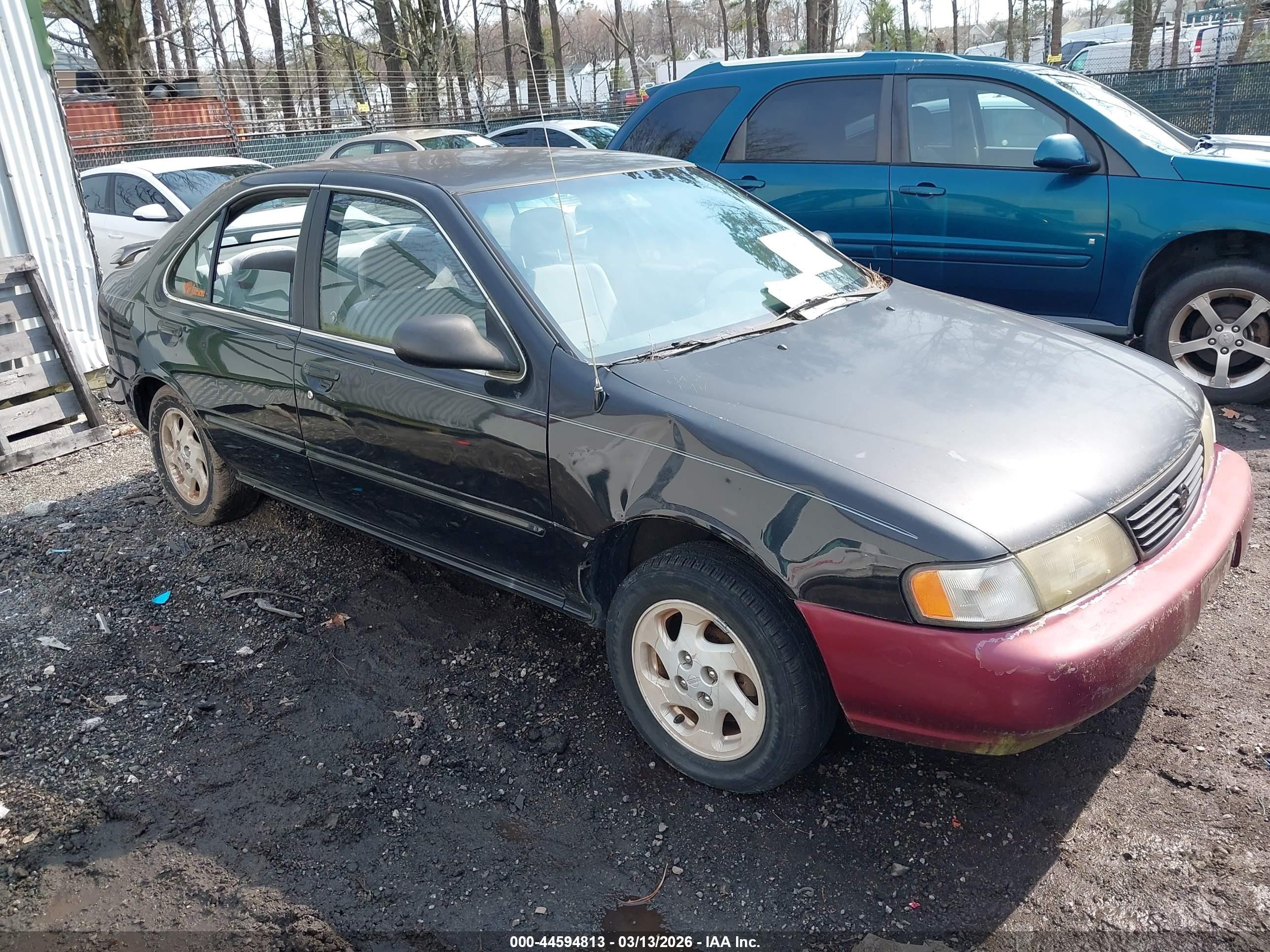 1997 Nissan Sentra Gle/gxe/xe Black vin: 1N4AB41D2VC719155
