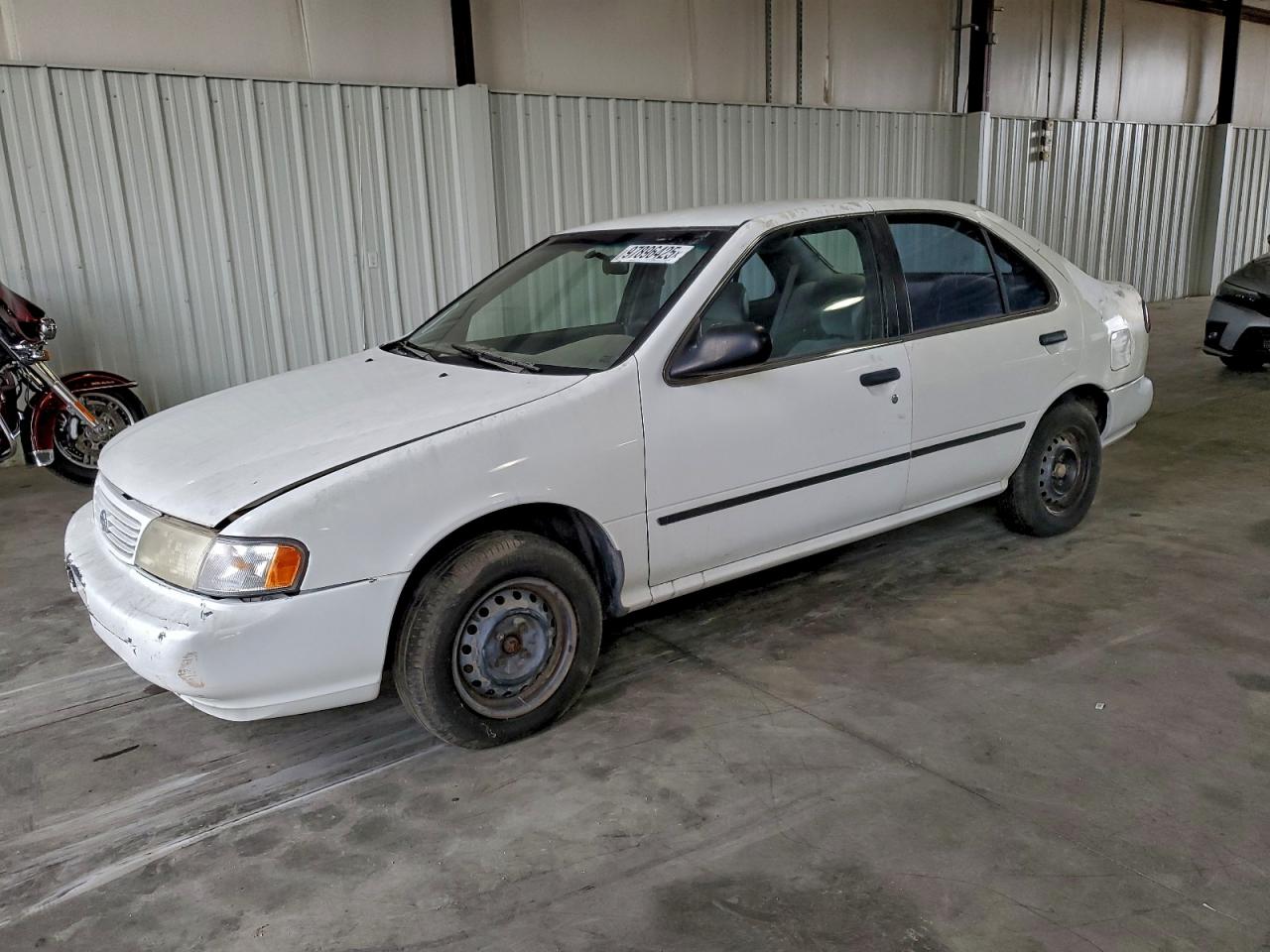 1996 Nissan Sentra E Белый vin: 1N4AB41D3TC713040