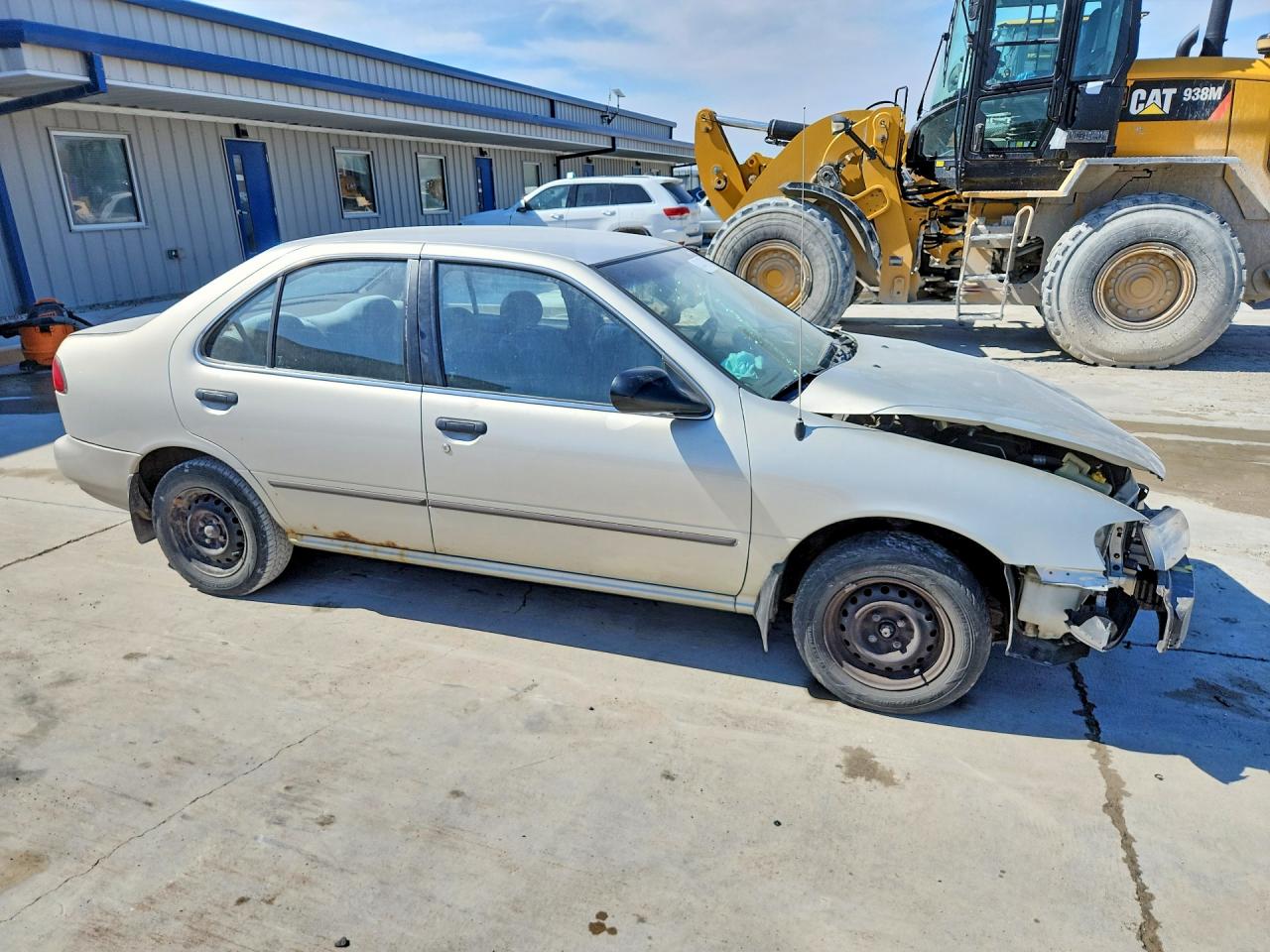 1997 Nissan Sentra Base Серебряный vin: 1N4AB41D3VC735588