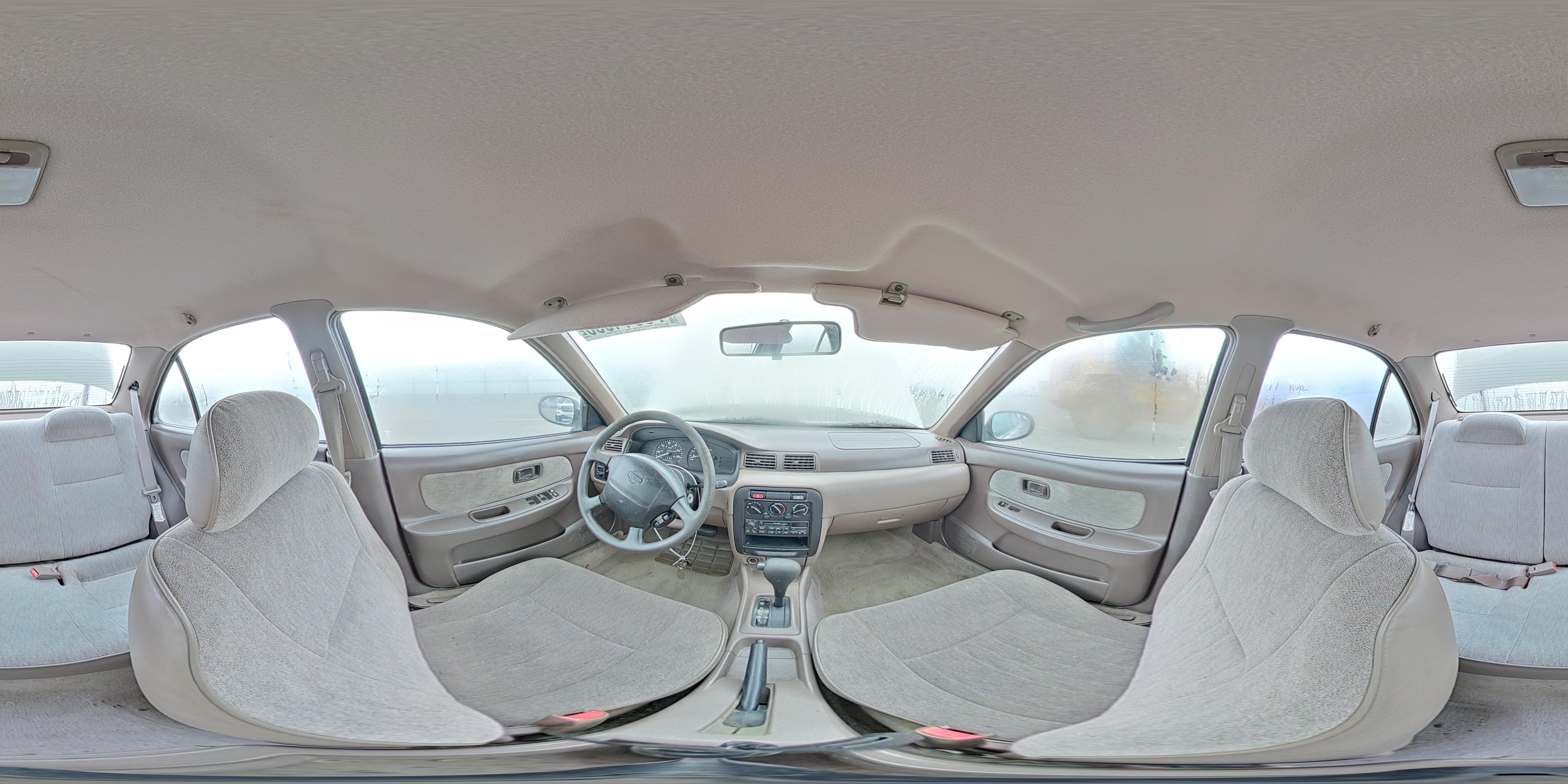 1997 Nissan Sentra Base Silver vin: 1N4AB41D3VC746221