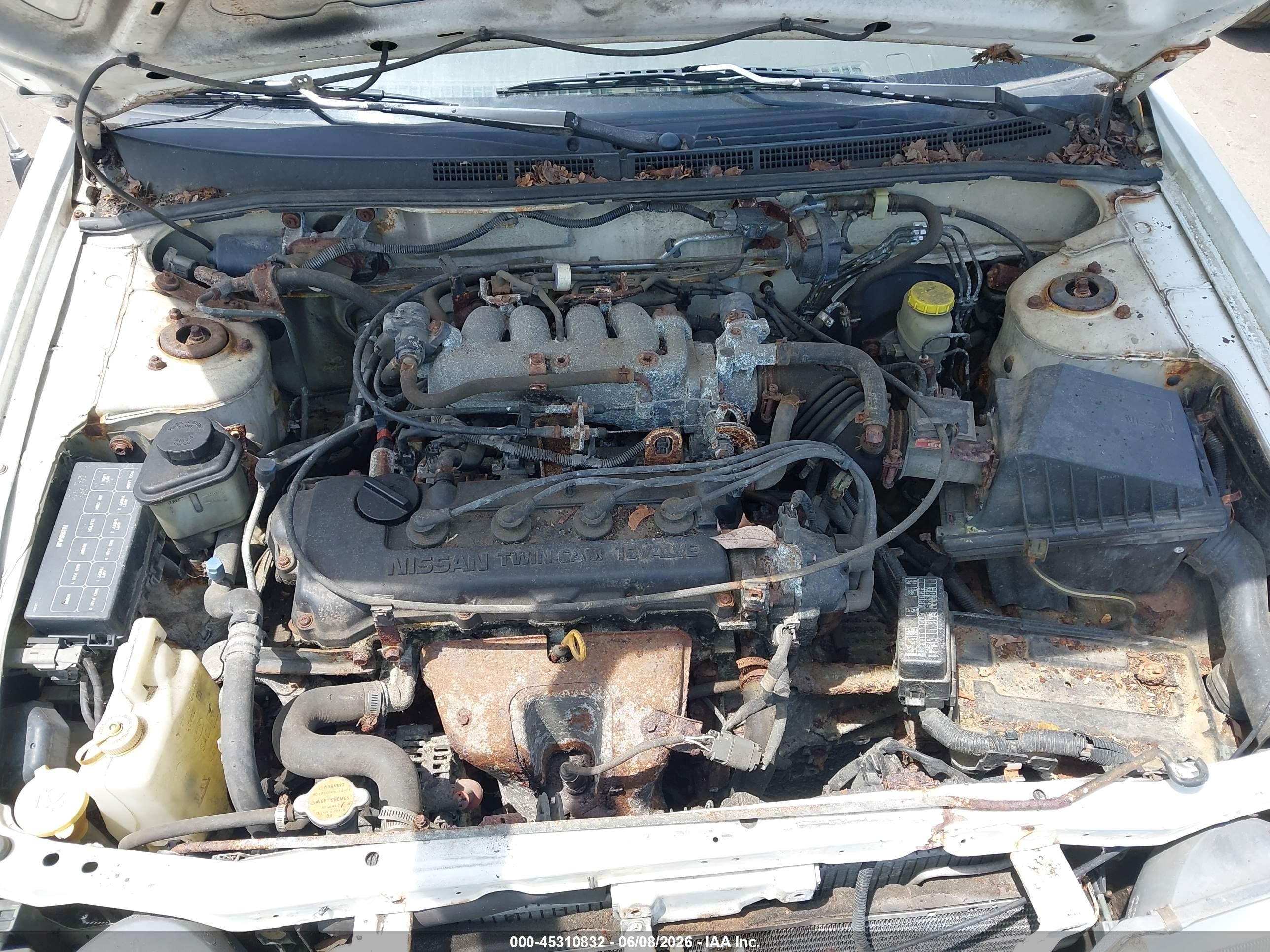 1997 Nissan Sentra   White vin: 1N4AB41D3VC789649