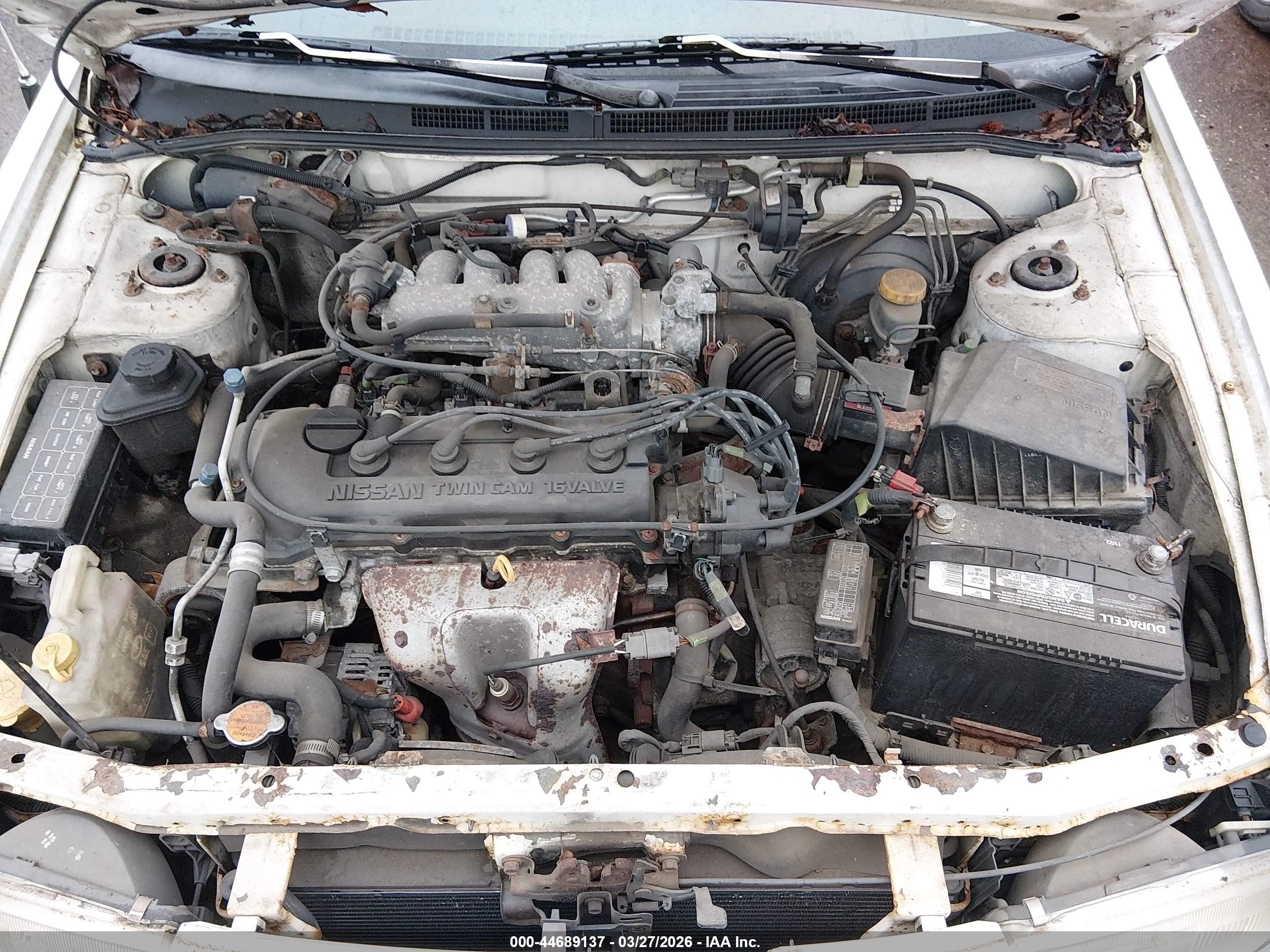 1998 Nissan Sentra Gle/gxe/xe White vin: 1N4AB41D3WC736659