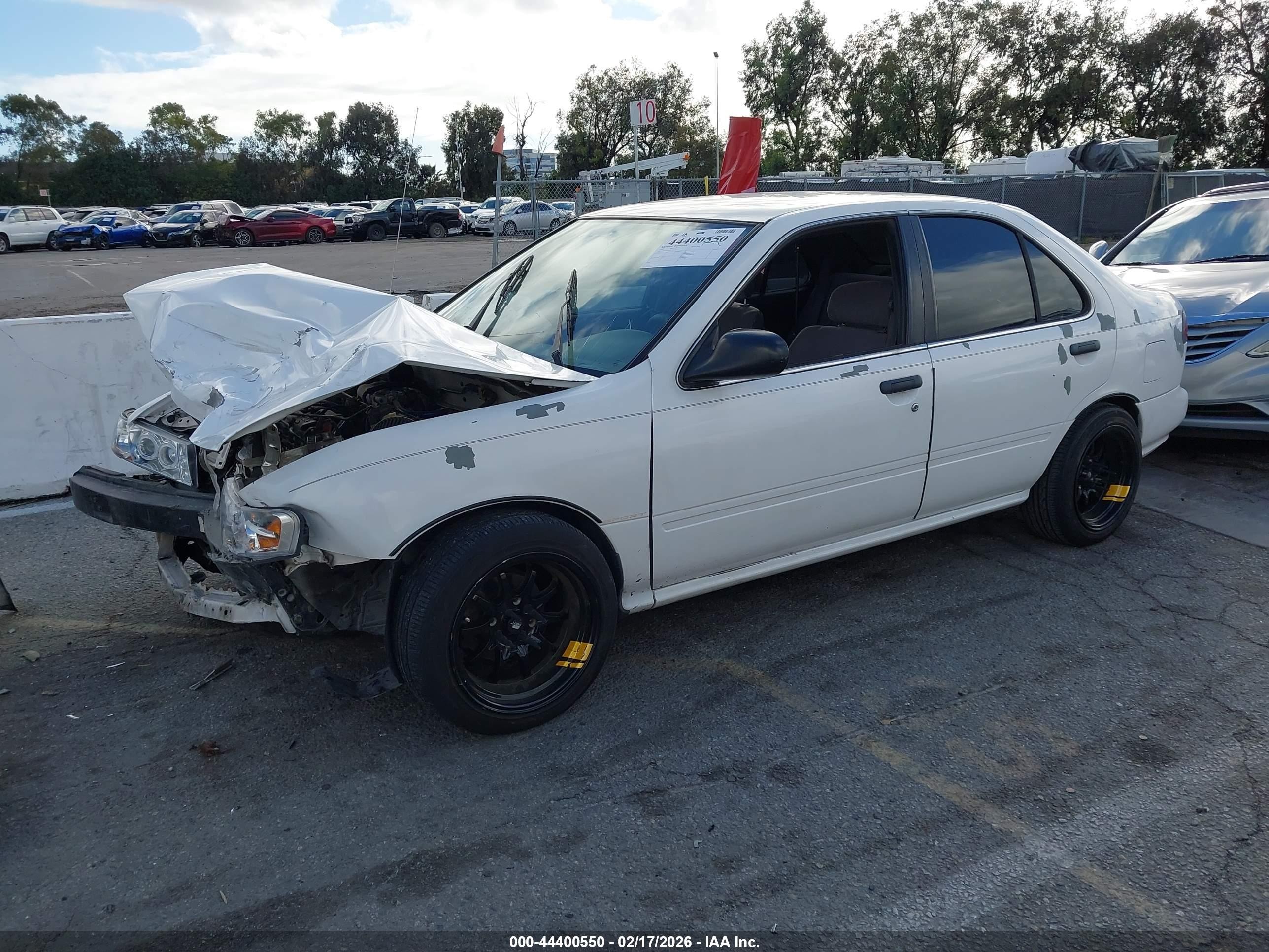 1995 Nissan Sentra Xe/gxe/gle White vin: 1N4AB41D4SC725115
