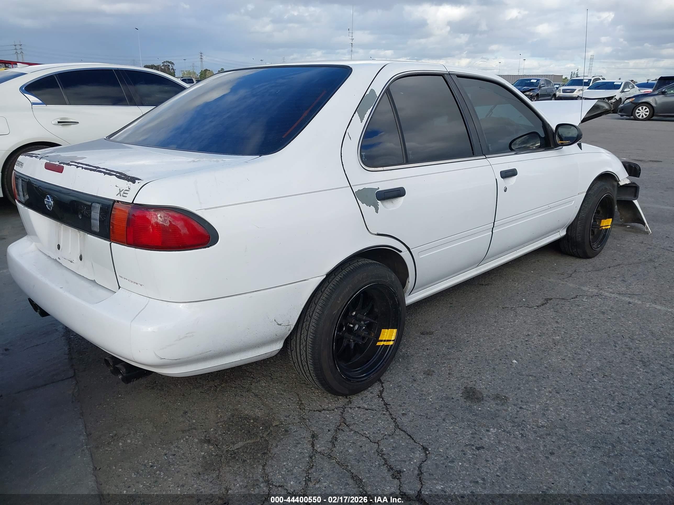 1995 Nissan Sentra Xe/gxe/gle White vin: 1N4AB41D4SC725115
