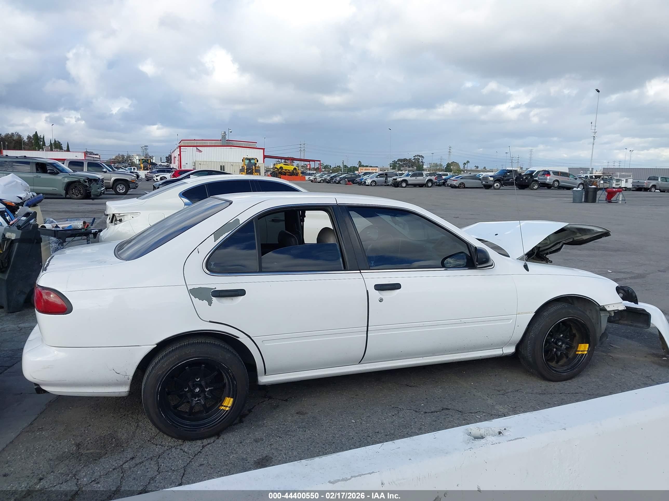 1995 Nissan Sentra Xe/gxe/gle White vin: 1N4AB41D4SC725115