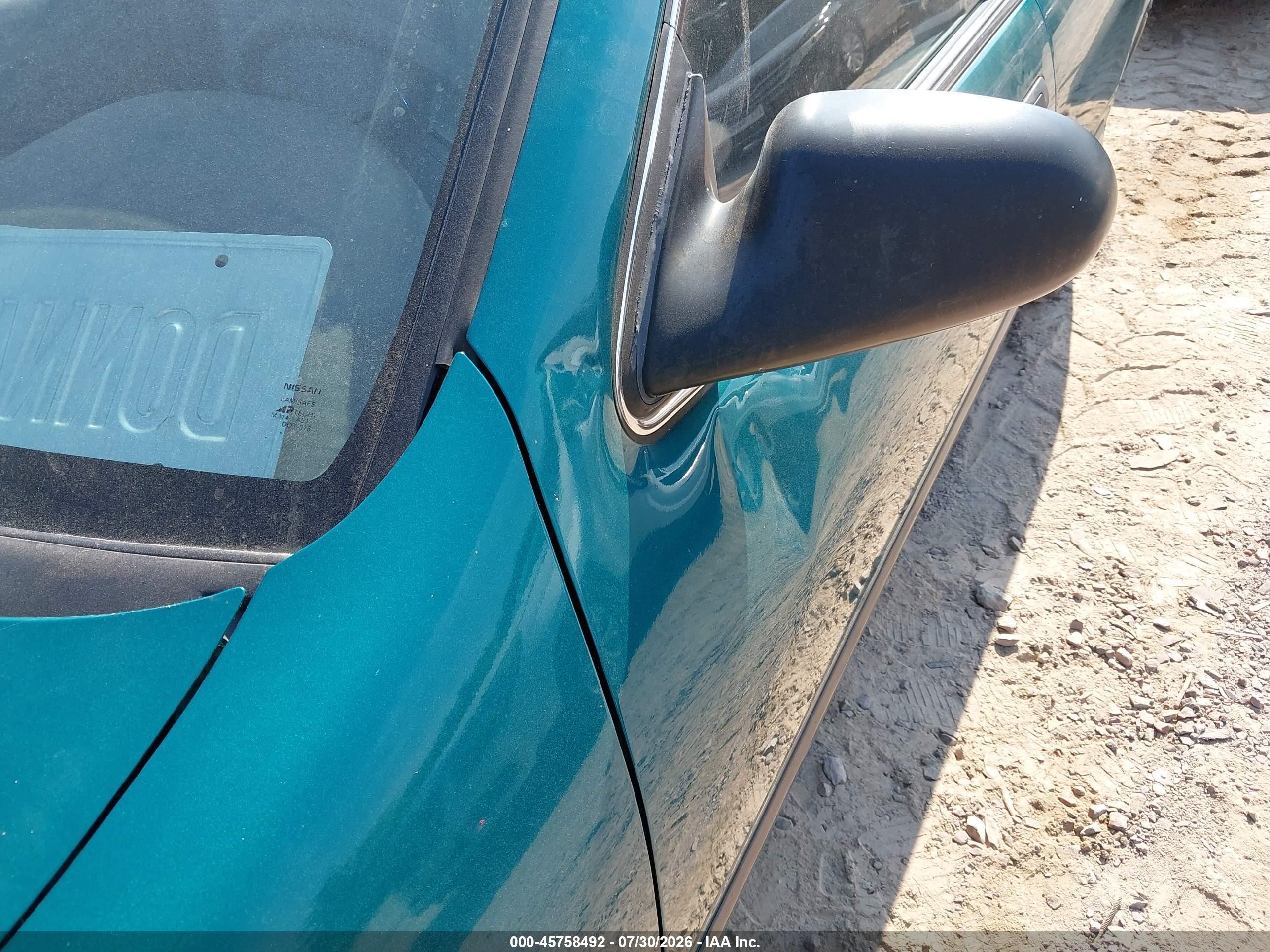1996 Nissan Sentra E/xe/gxe/gle Teal vin: 1N4AB41D4TC752803