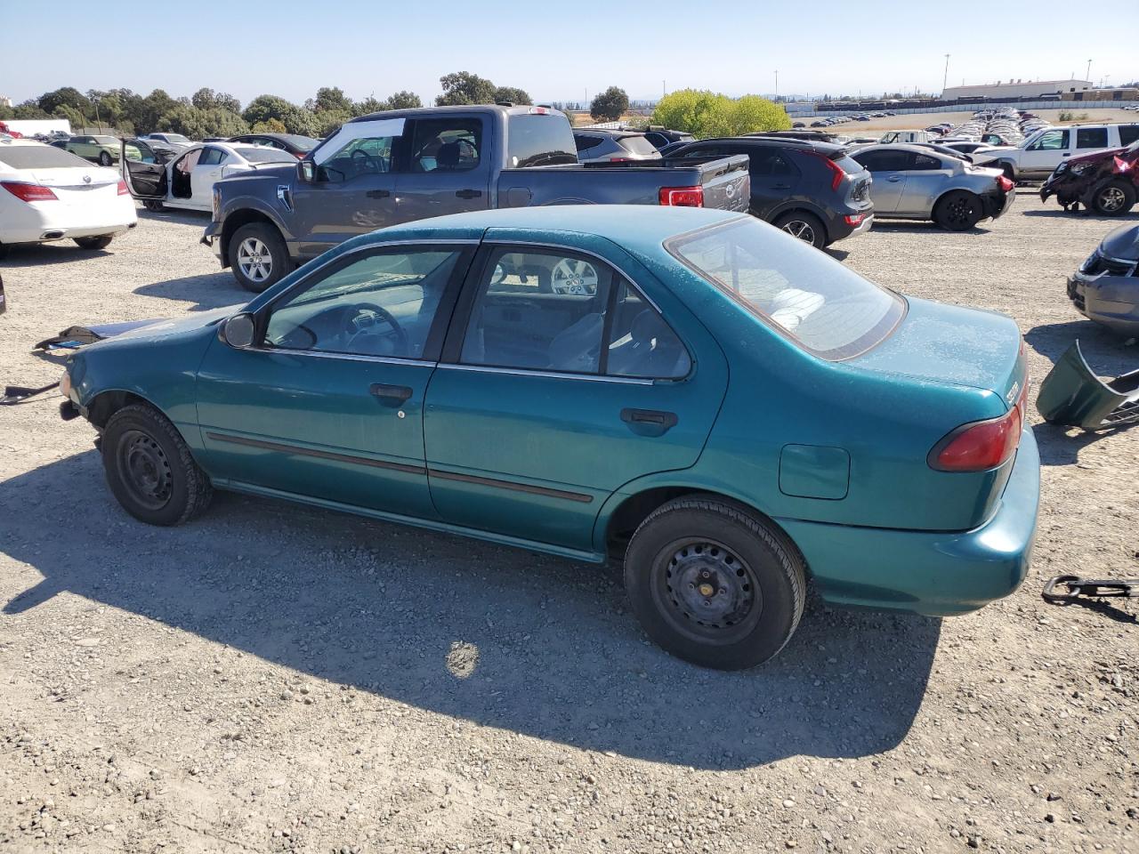 1996 Nissan Sentra E Green vin: 1N4AB41D4TC760397