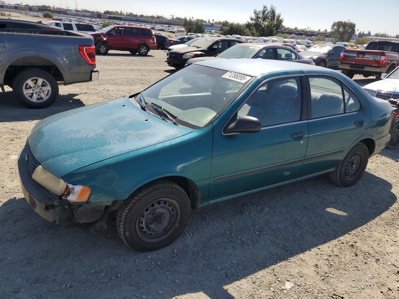 1996 Nissan Sentra E Green vin: 1N4AB41D4TC760397
