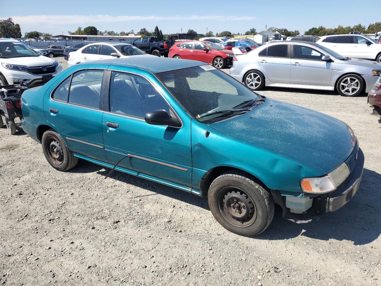 1996 Nissan Sentra E Green vin: 1N4AB41D4TC760397