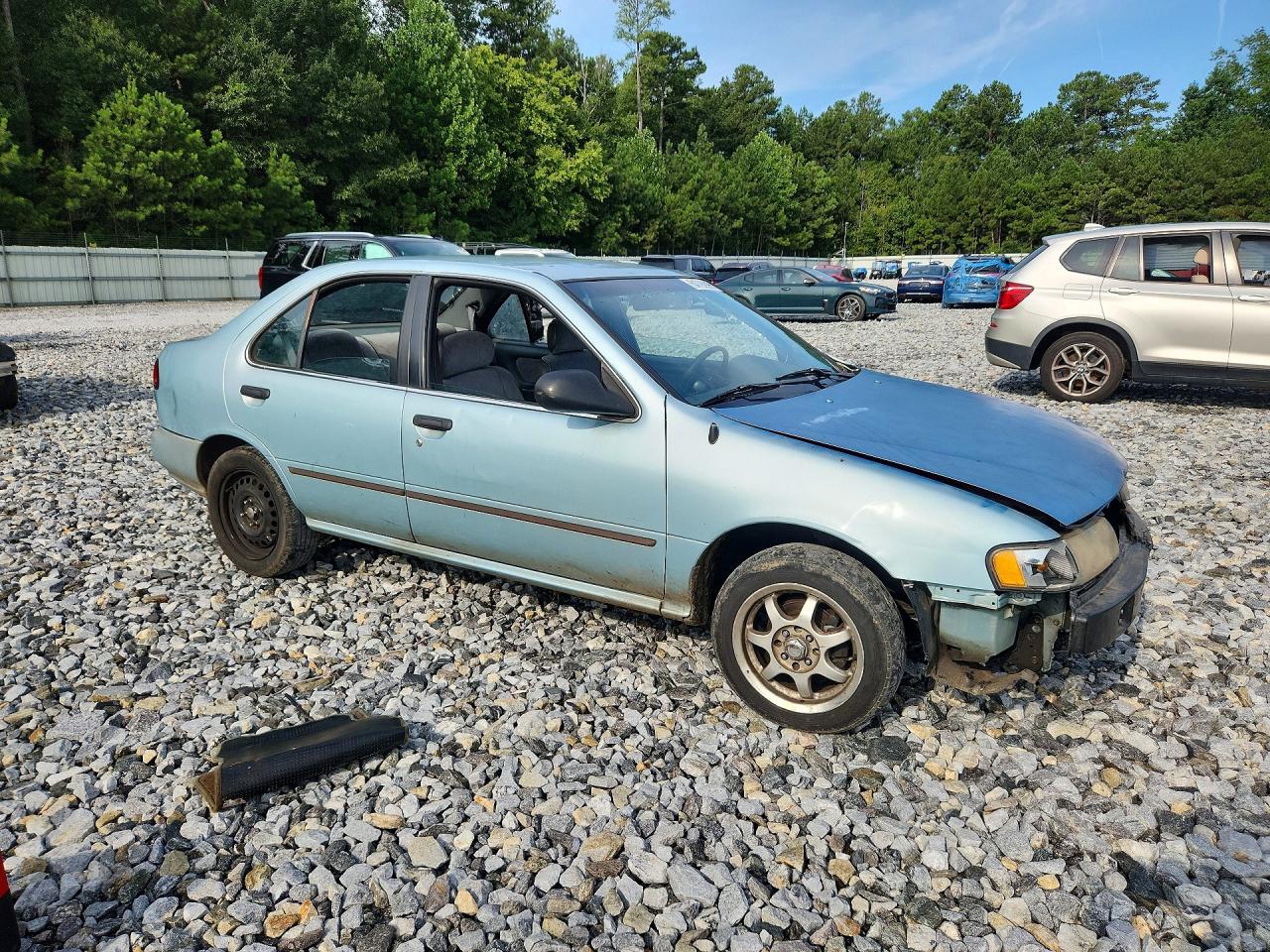 1997 Nissan Sentra Base Teal vin: 1N4AB41D4VC745790