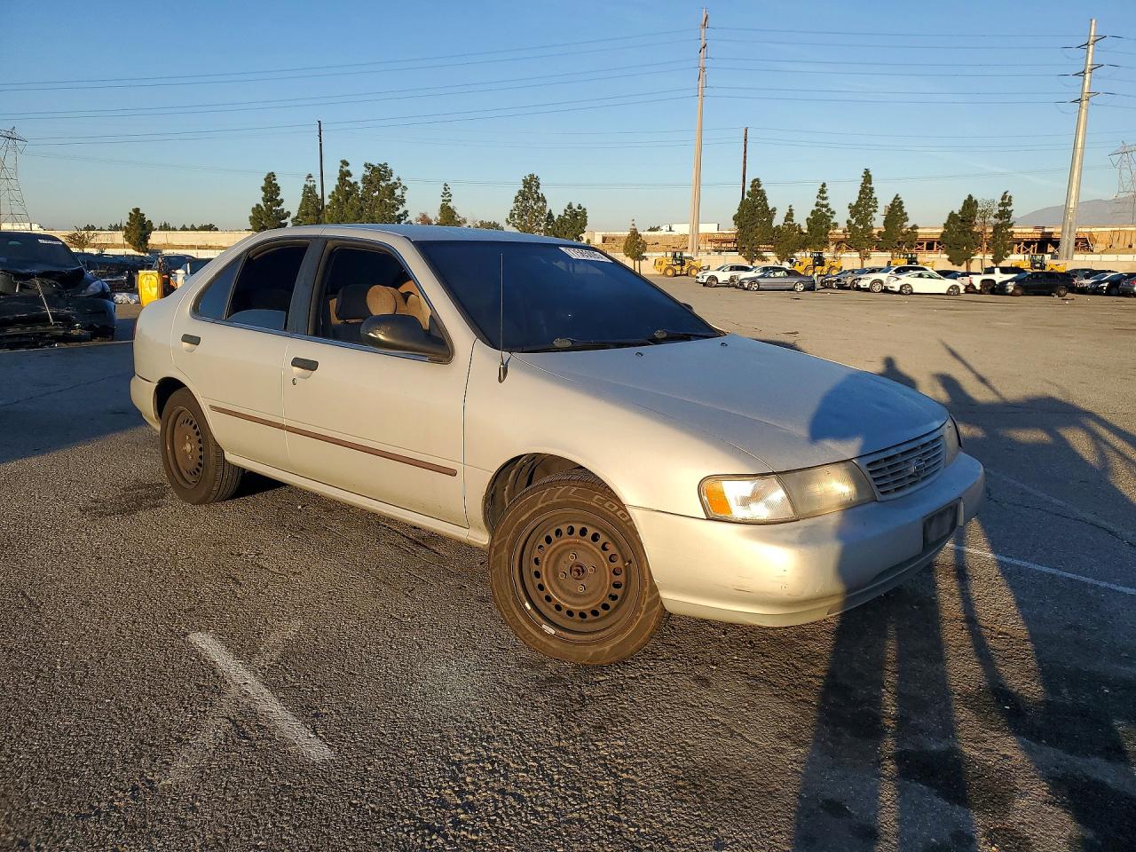 1997 Nissan Sentra Base Gray vin: 1N4AB41D4VC789014