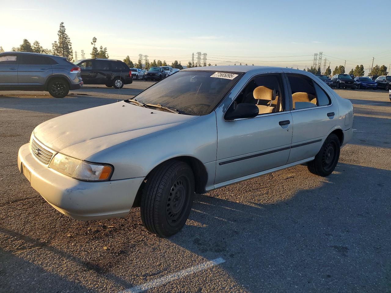 1997 Nissan Sentra Base Gray vin: 1N4AB41D4VC789014