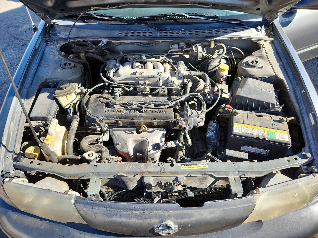 1999 Nissan Sentra Xe Gray vin: 1N4AB41D4XC713697