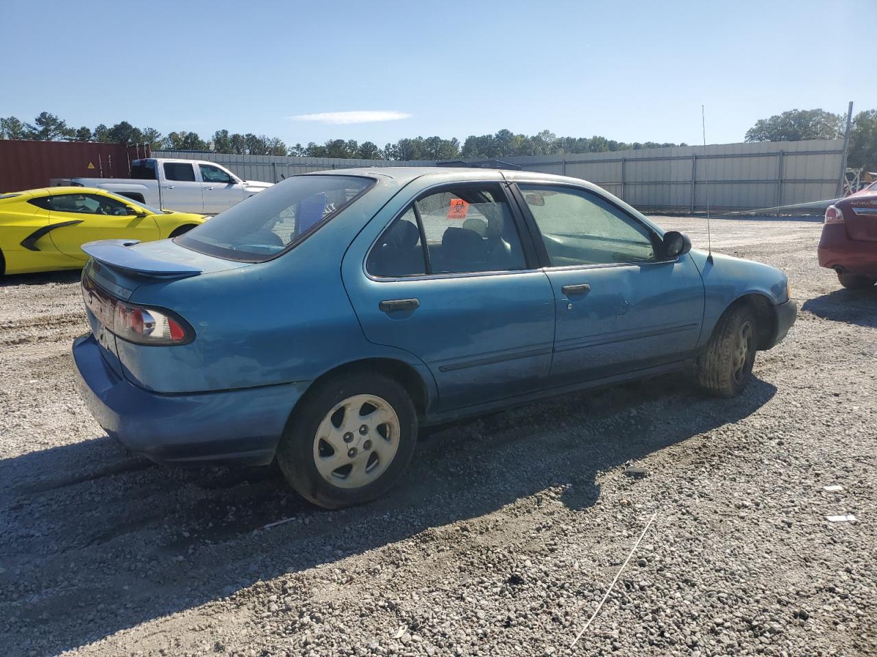 1996 Nissan Sentra E Blue vin: 1N4AB41D5TC711399