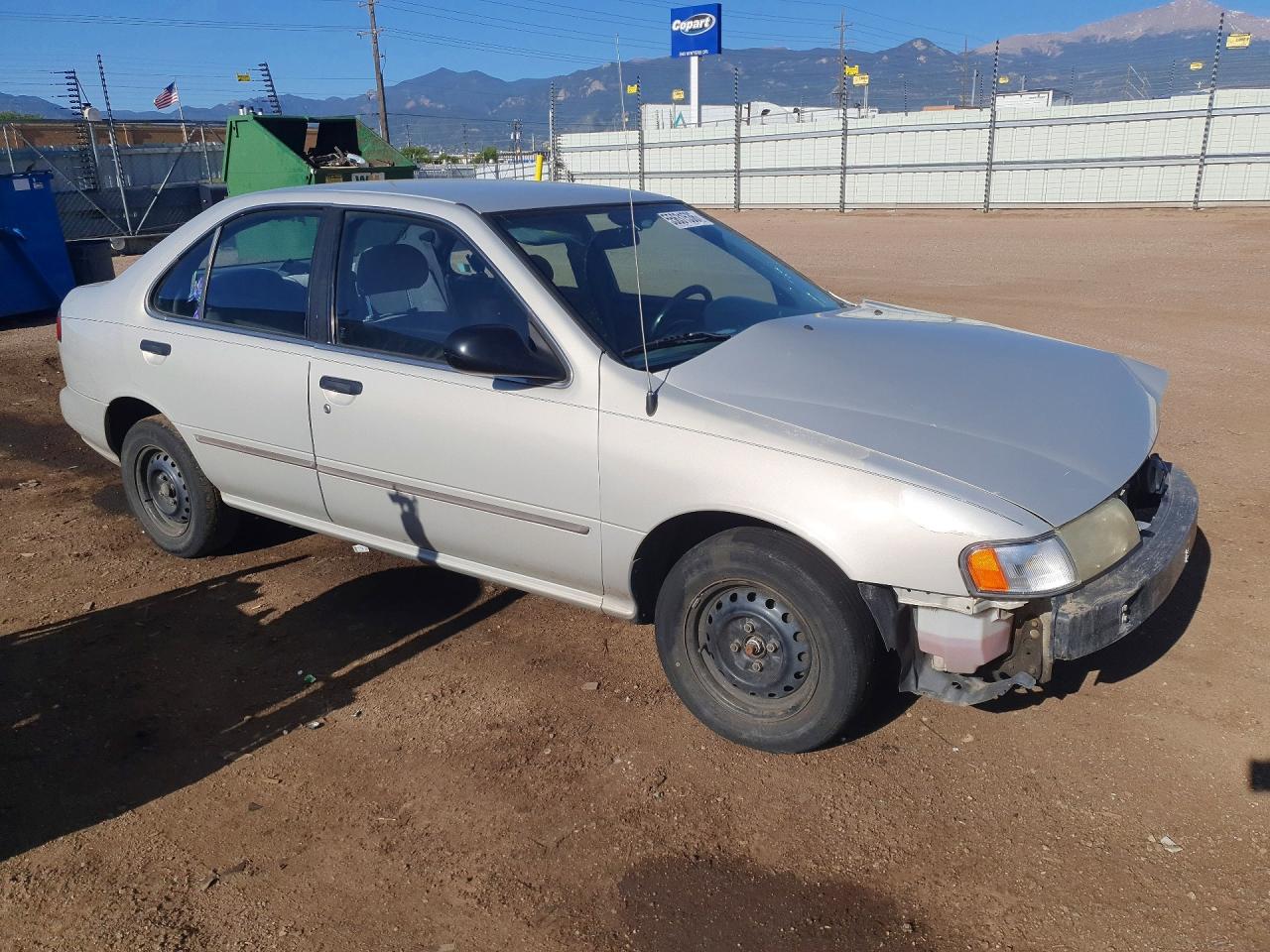 1997 Nissan Sentra Base Silver vin: 1N4AB41D5VC741361