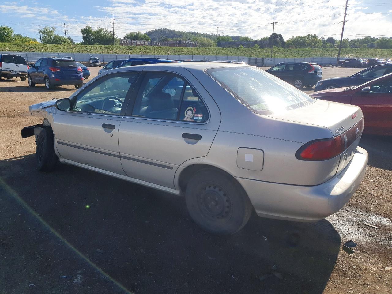 1997 Nissan Sentra Base Silver vin: 1N4AB41D5VC741361