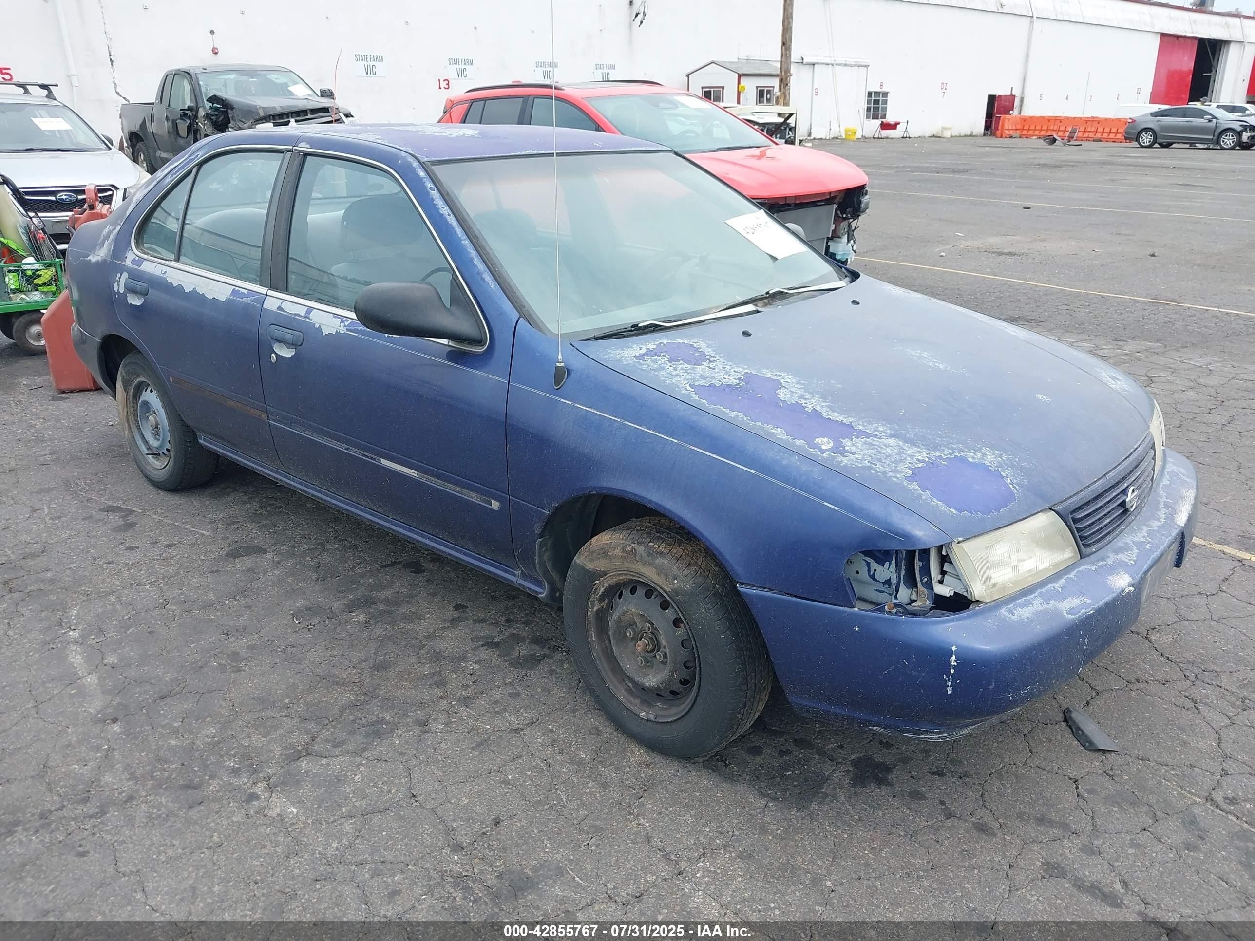 1997 Nissan Sentra Gle/gxe/xe Blue vin: 1N4AB41D5VC741831