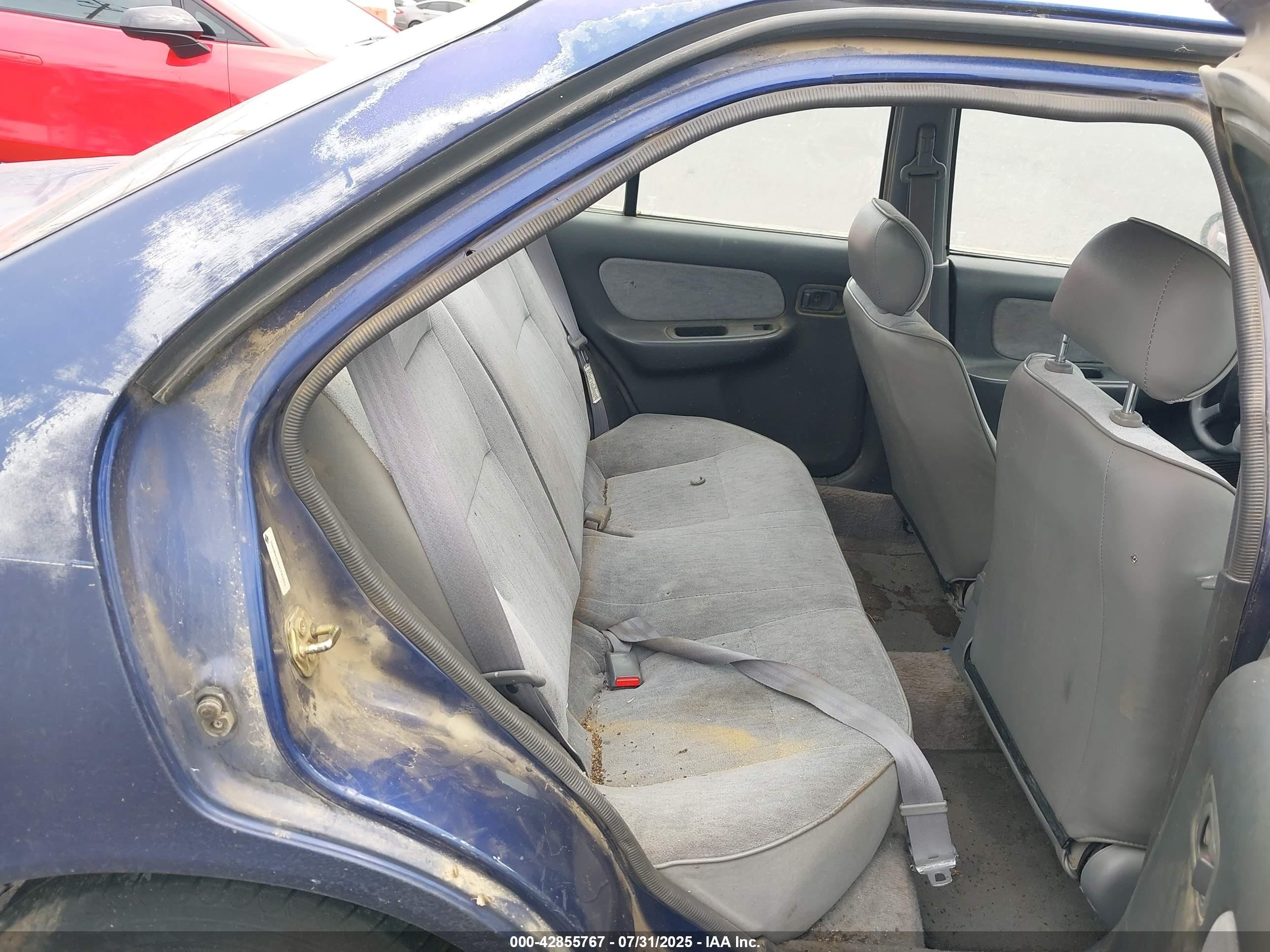 1997 Nissan Sentra Gle/gxe/xe Blue vin: 1N4AB41D5VC741831