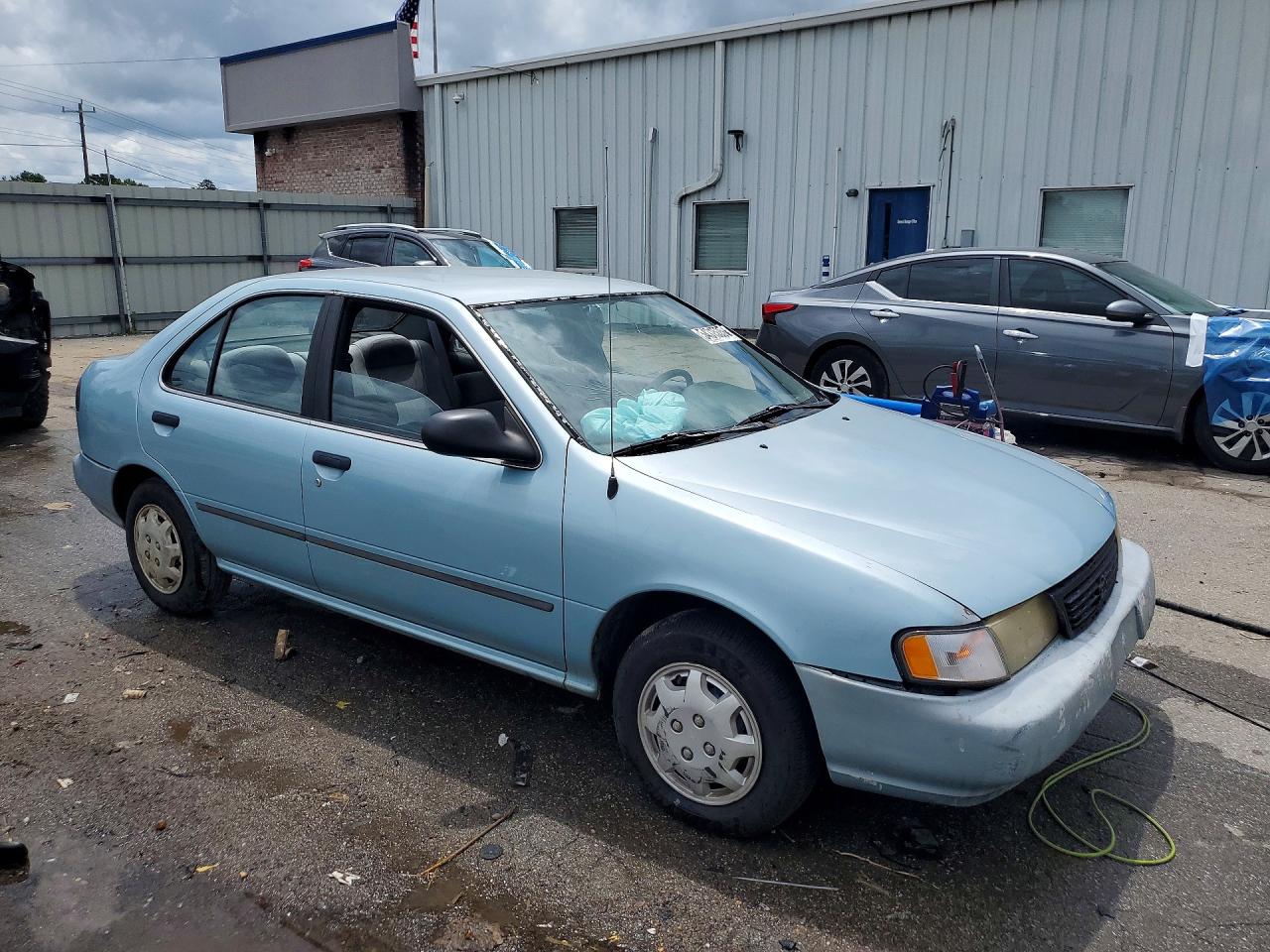 1997 Nissan Sentra Base Blue vin: 1N4AB41D5VC749489