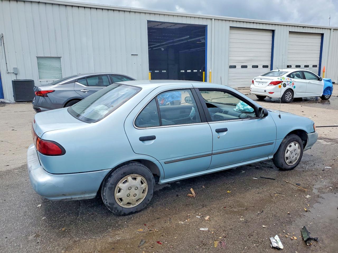 1997 Nissan Sentra Base Blue vin: 1N4AB41D5VC749489
