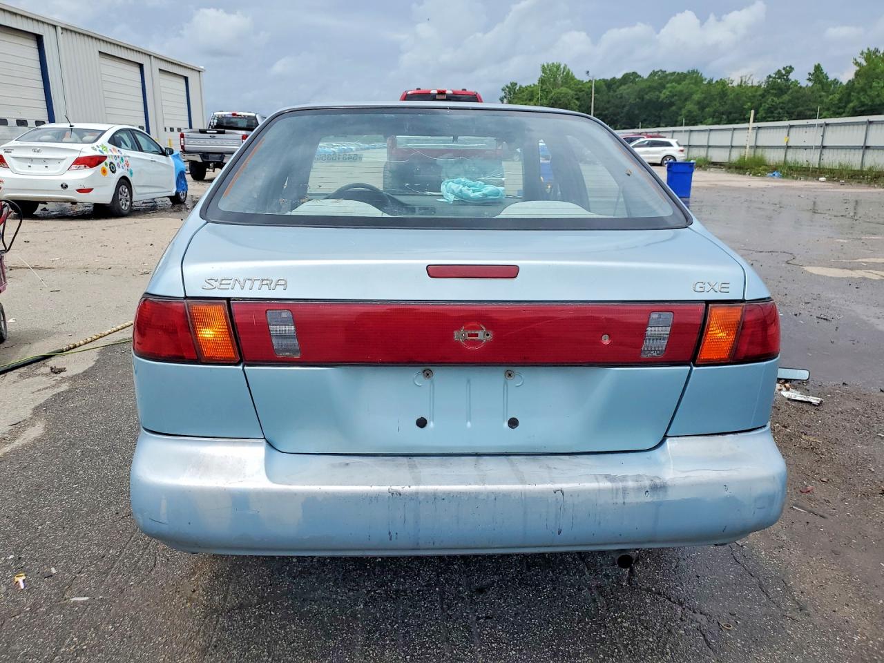 1997 Nissan Sentra Base Blue vin: 1N4AB41D5VC749489