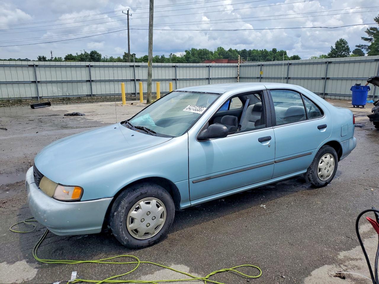 1997 Nissan Sentra Base Blue vin: 1N4AB41D5VC749489