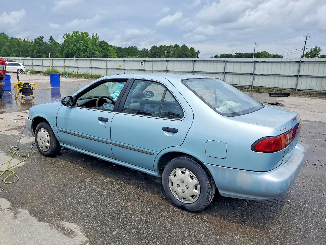 1997 Nissan Sentra Base Blue vin: 1N4AB41D5VC749489