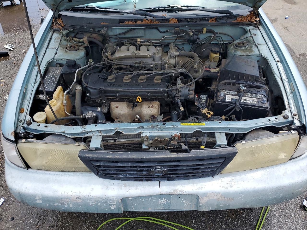 1997 Nissan Sentra Base Blue vin: 1N4AB41D5VC749489