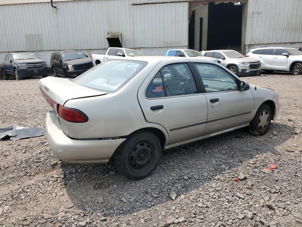 1998 Nissan Sentra E Серебряный vin: 1N4AB41D5WC729230