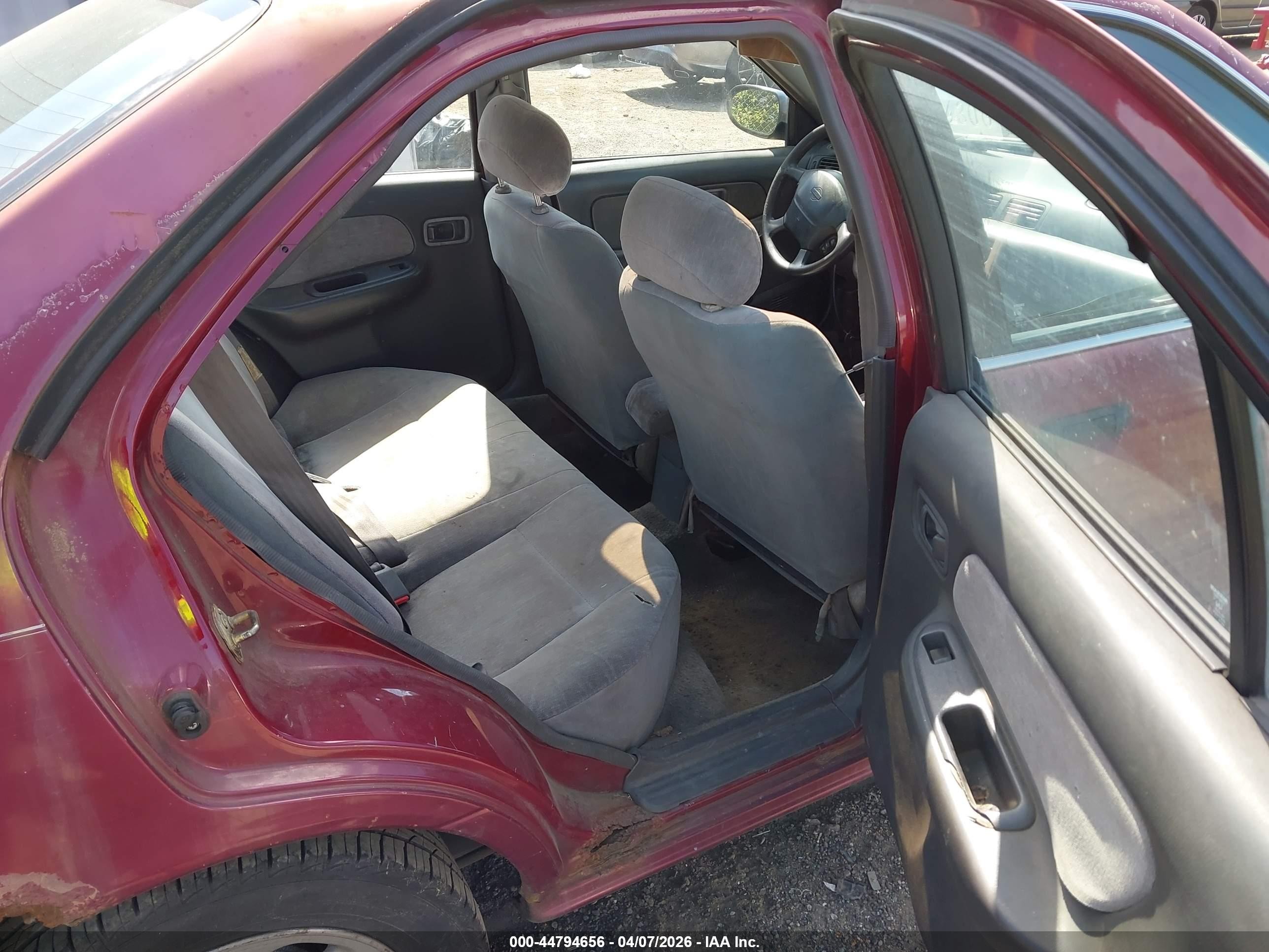 1995 Nissan Sentra Xe/gxe/gle Maroon vin: 1N4AB41D6SC779631