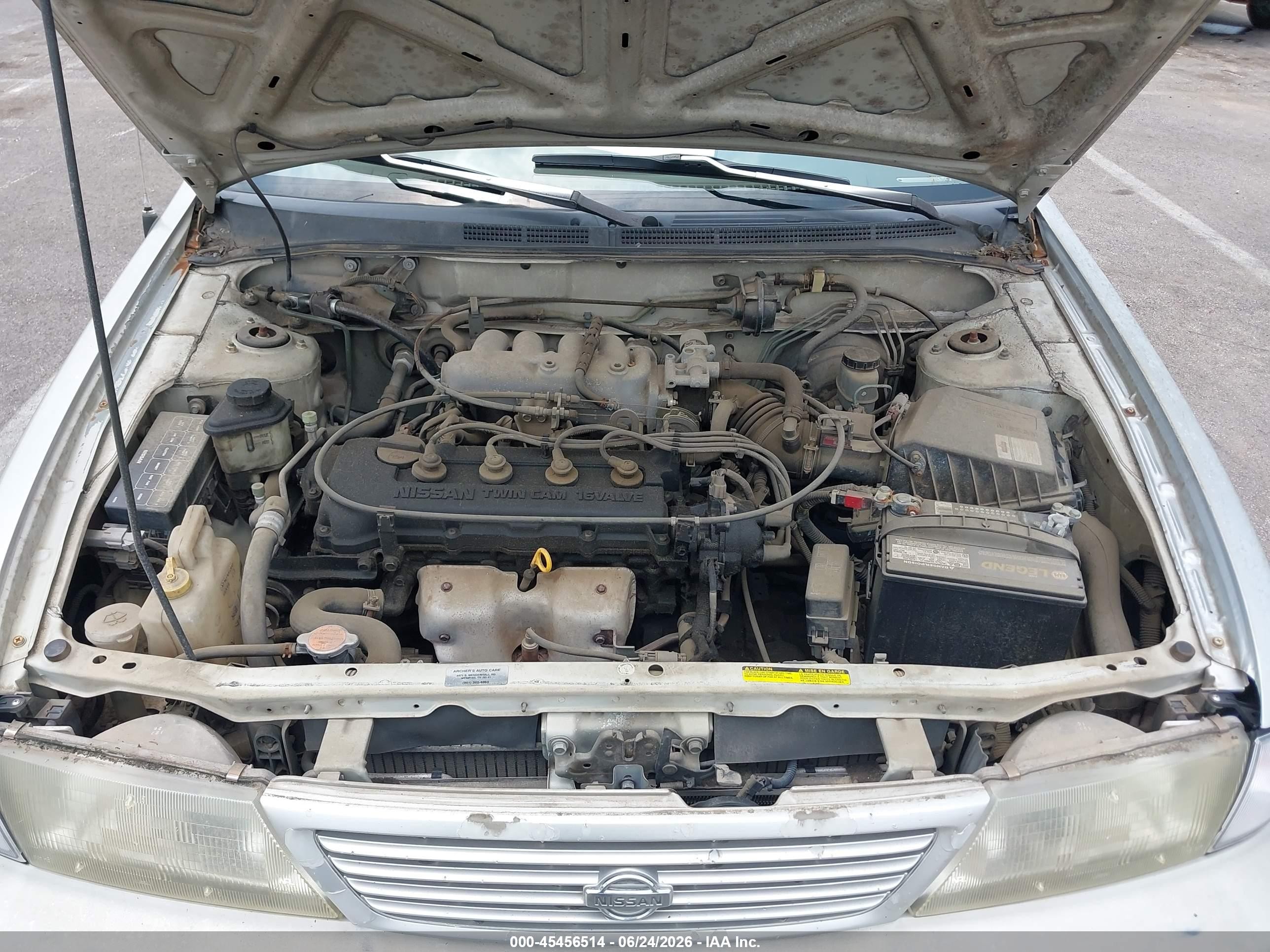 1996 Nissan Sentra E/xe/gxe/gle Tan vin: 1N4AB41D6TC787147